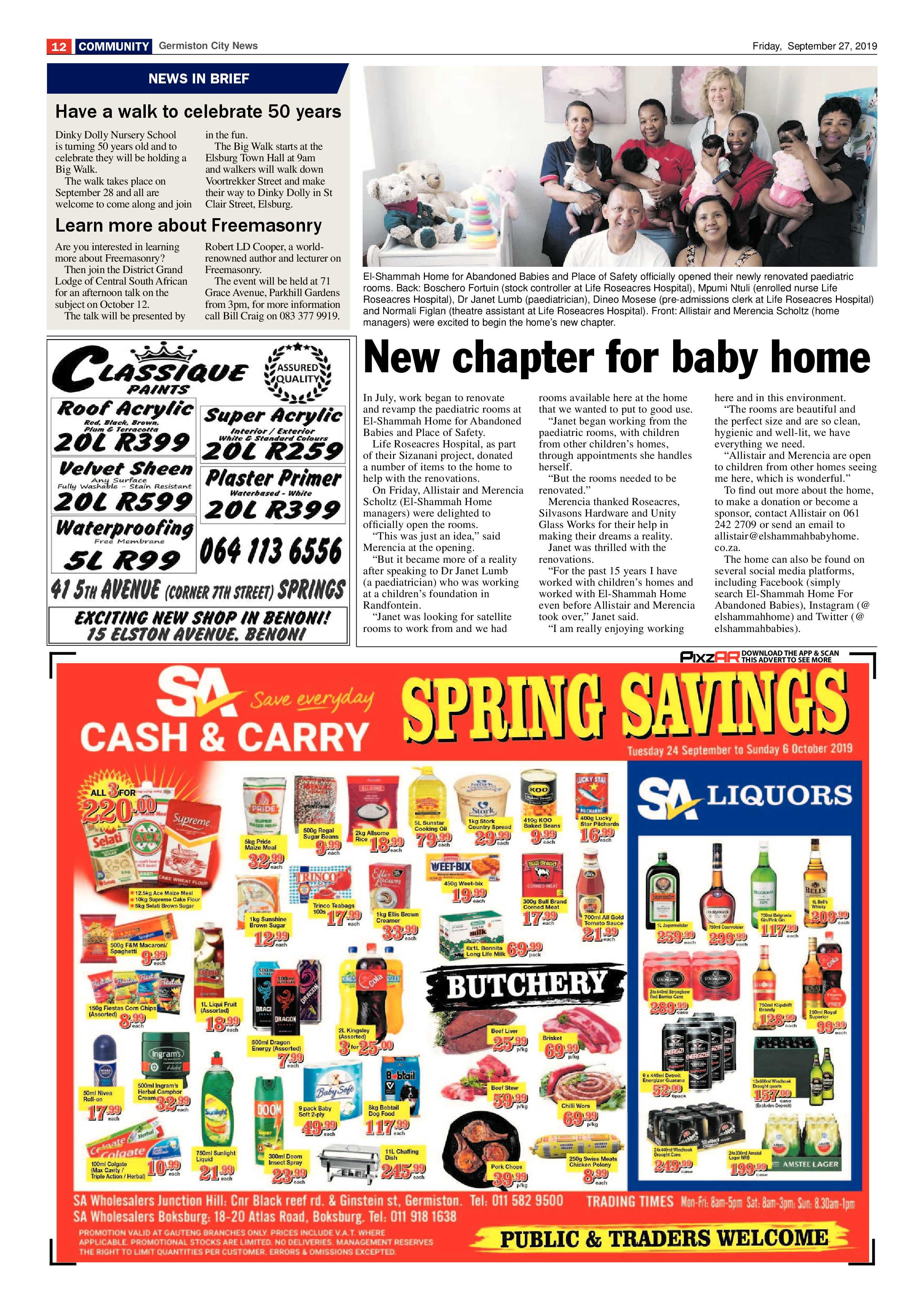 Germiston City News 25 September 2019 page 12
