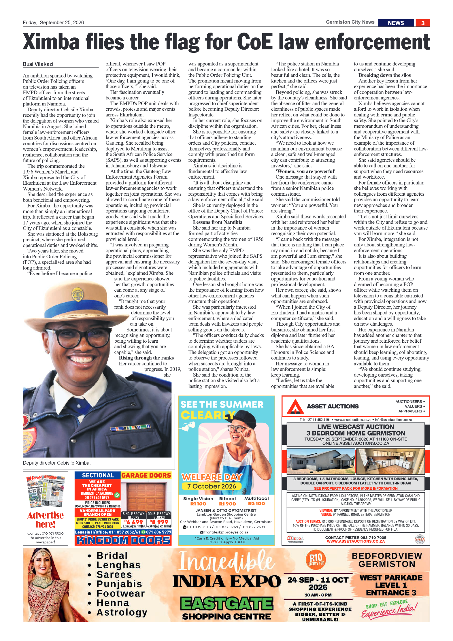 Germiston City News 25 September 2026 page 3