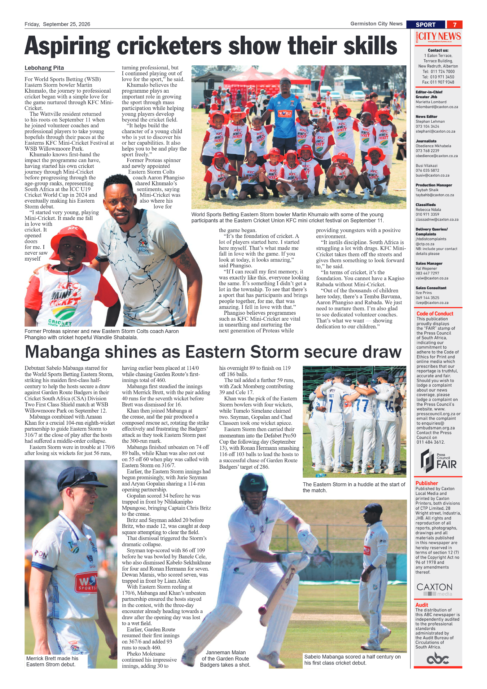 Germiston City News 25 September 2026 page 7