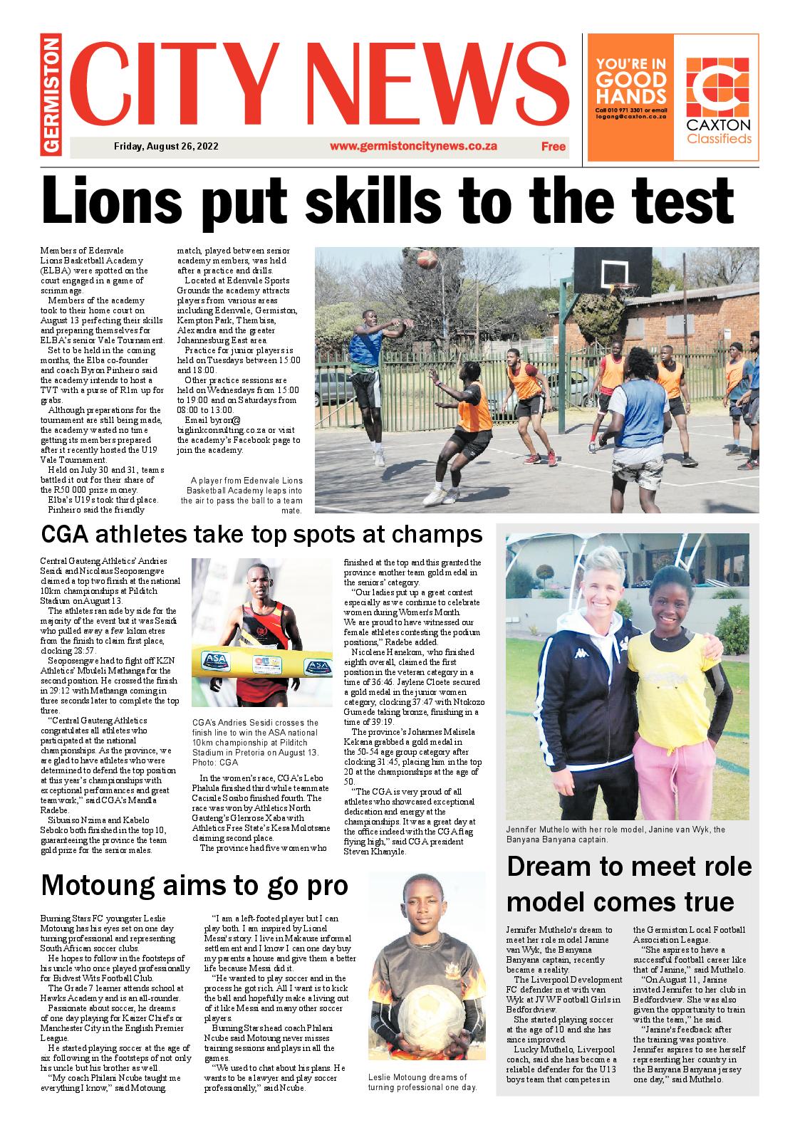 Germiston City News 26 August 2022 page 12