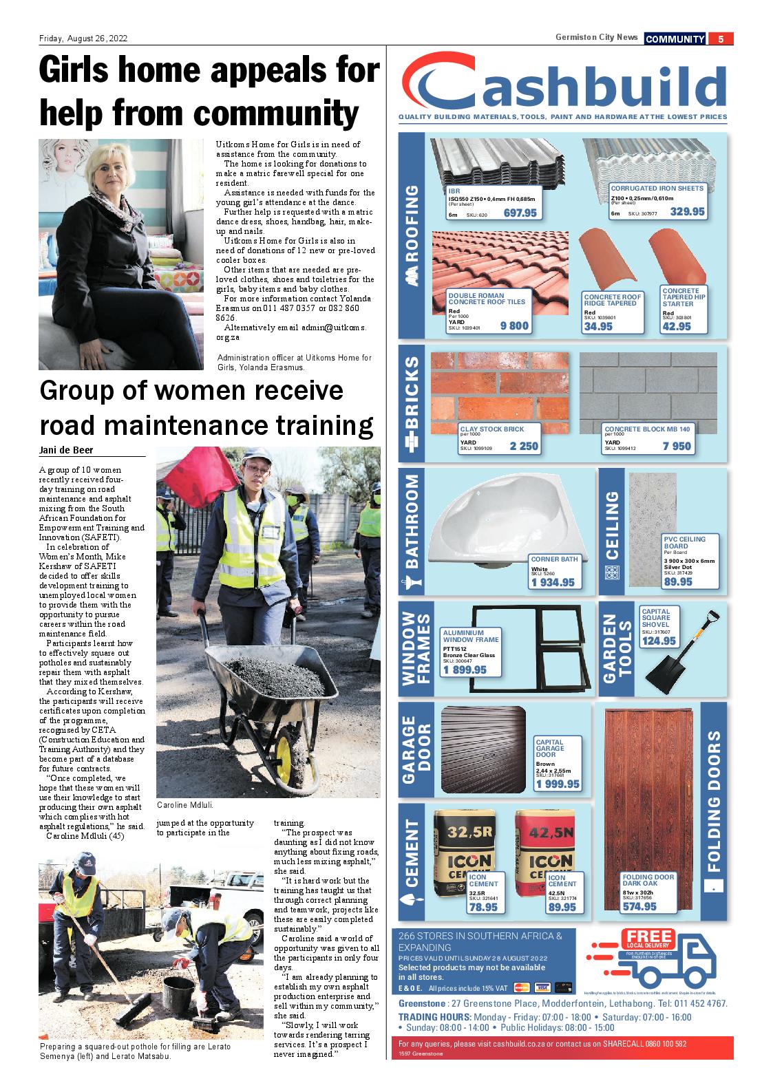 Germiston City News 26 August 2022 page 5