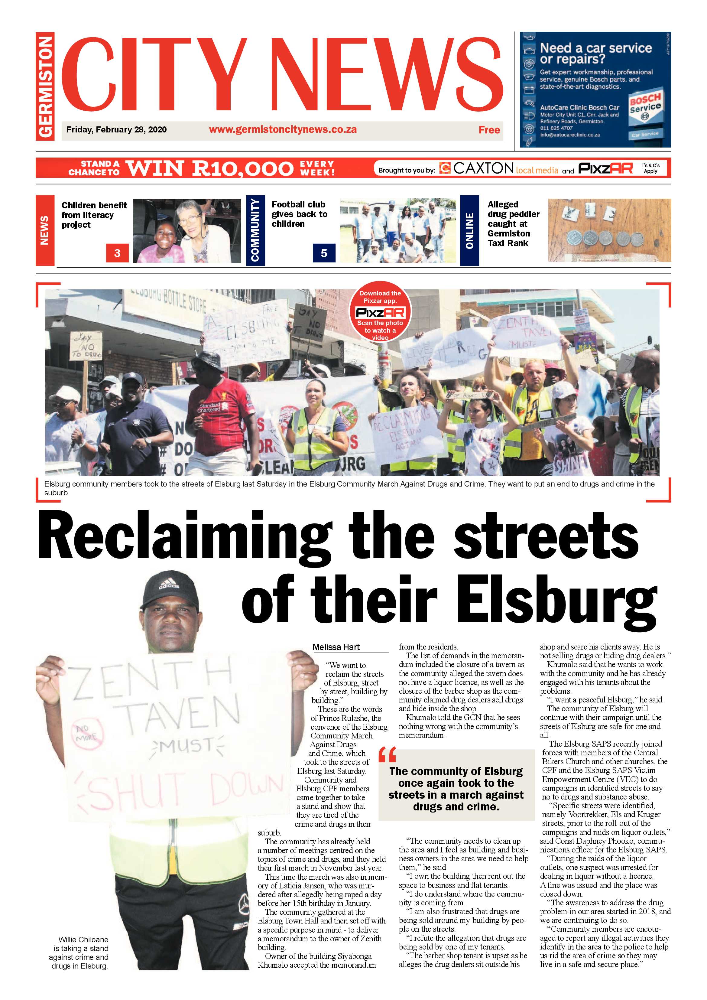 Germiston City News 26 February 2020 page 1