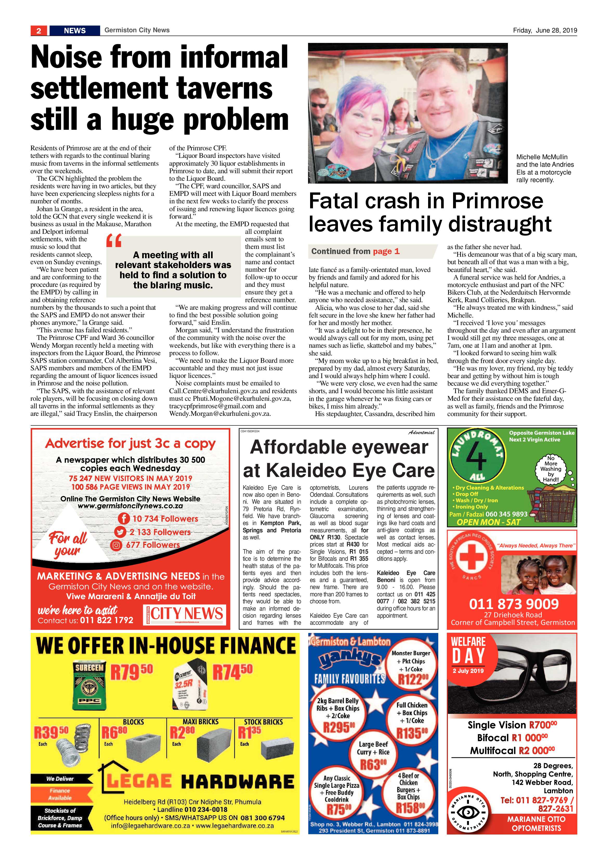 Germiston City News 26 June 2019 page 2