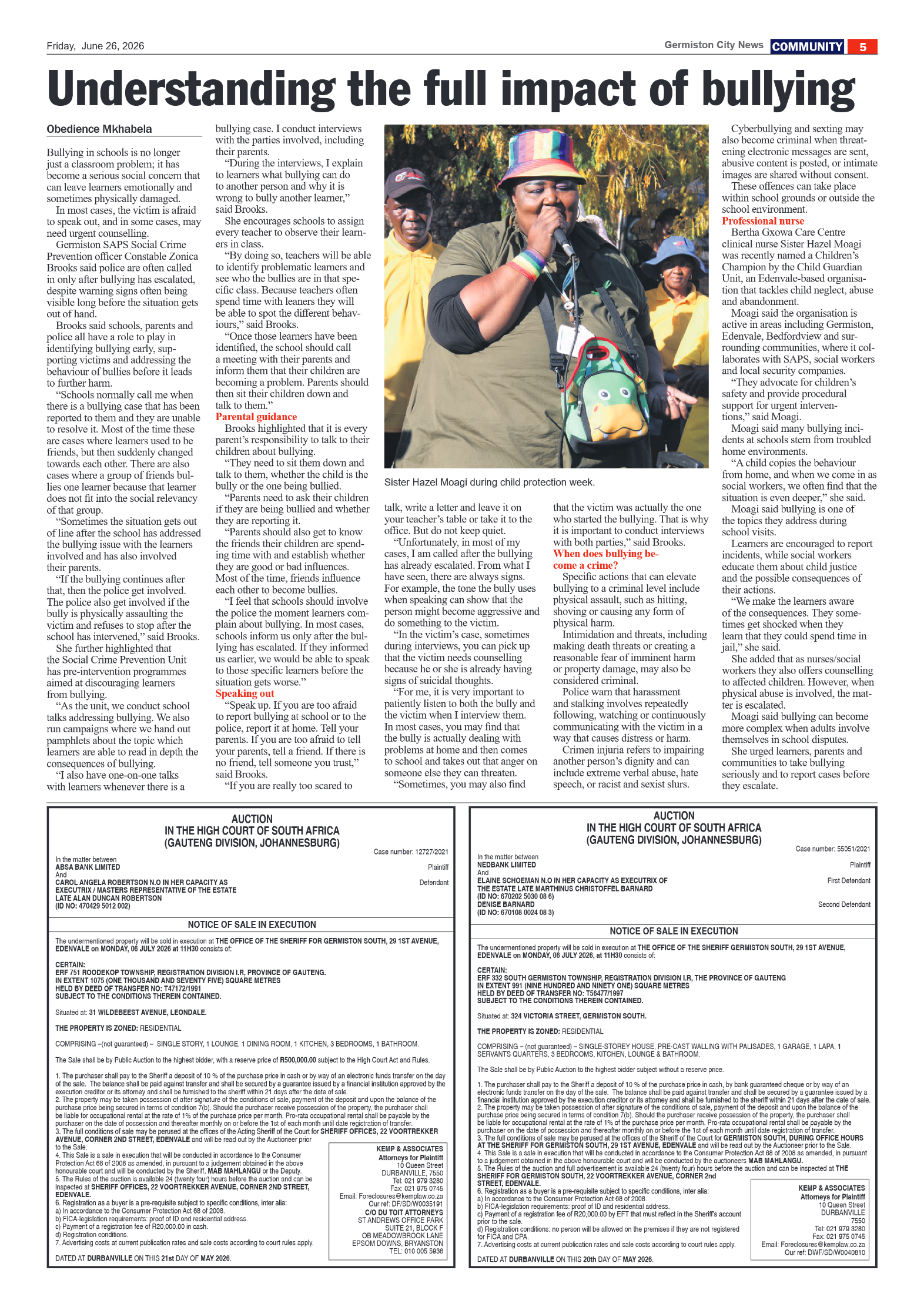 Germiston City News 26 June 2026 page 5
