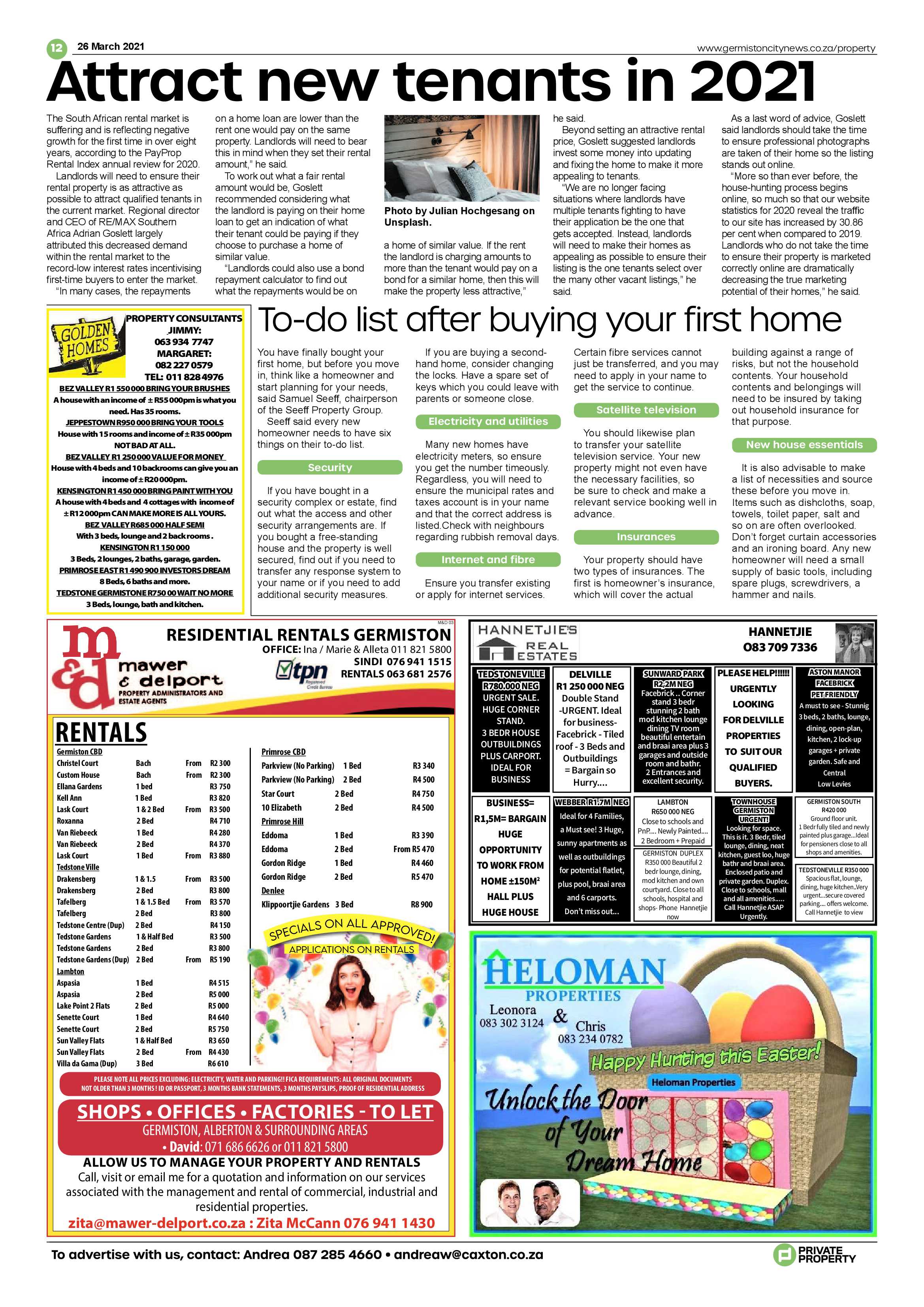 Germiston City news 26 March 2021 page 12
