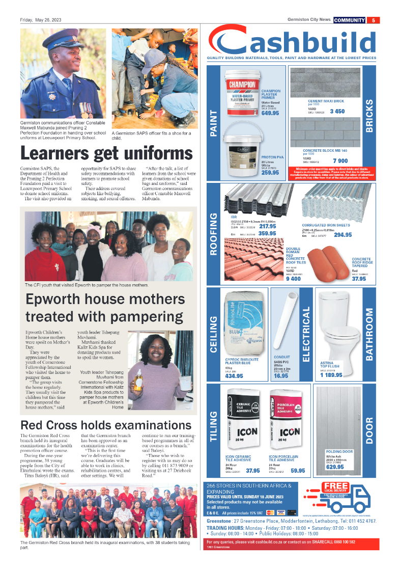 Germiston City News 26 May 2023 page 5