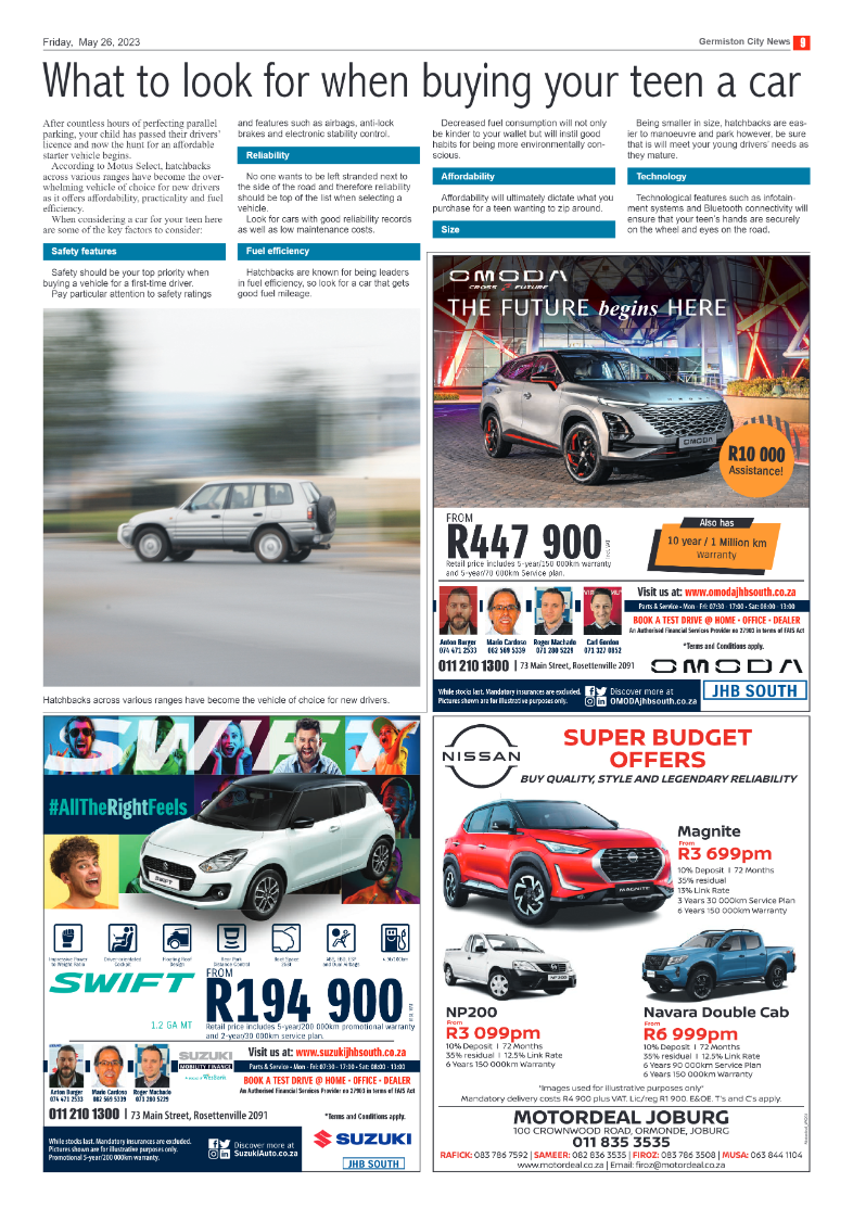 Germiston City News 26 May 2023 page 9