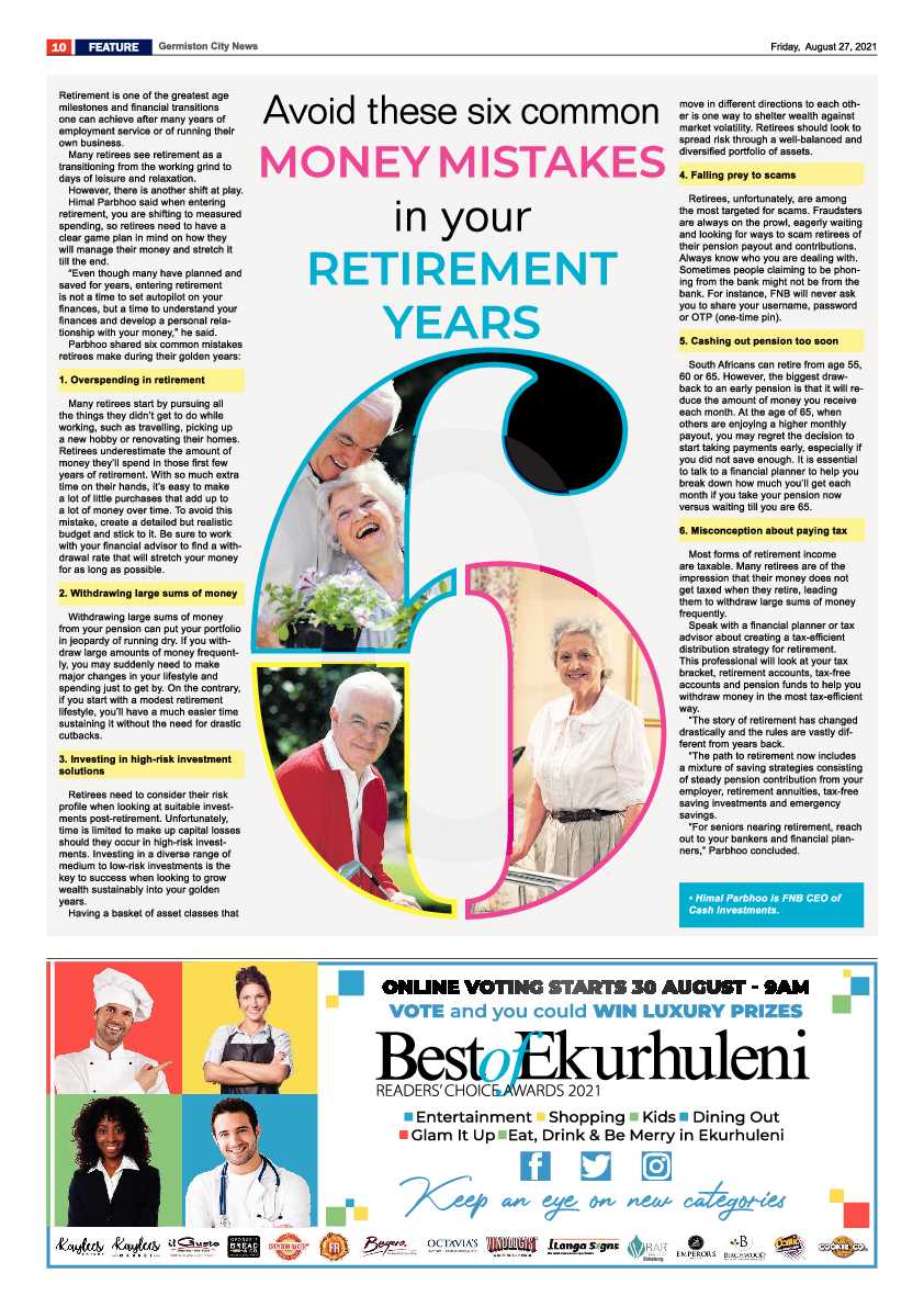 Germiston City News 27 August 2021 page 10