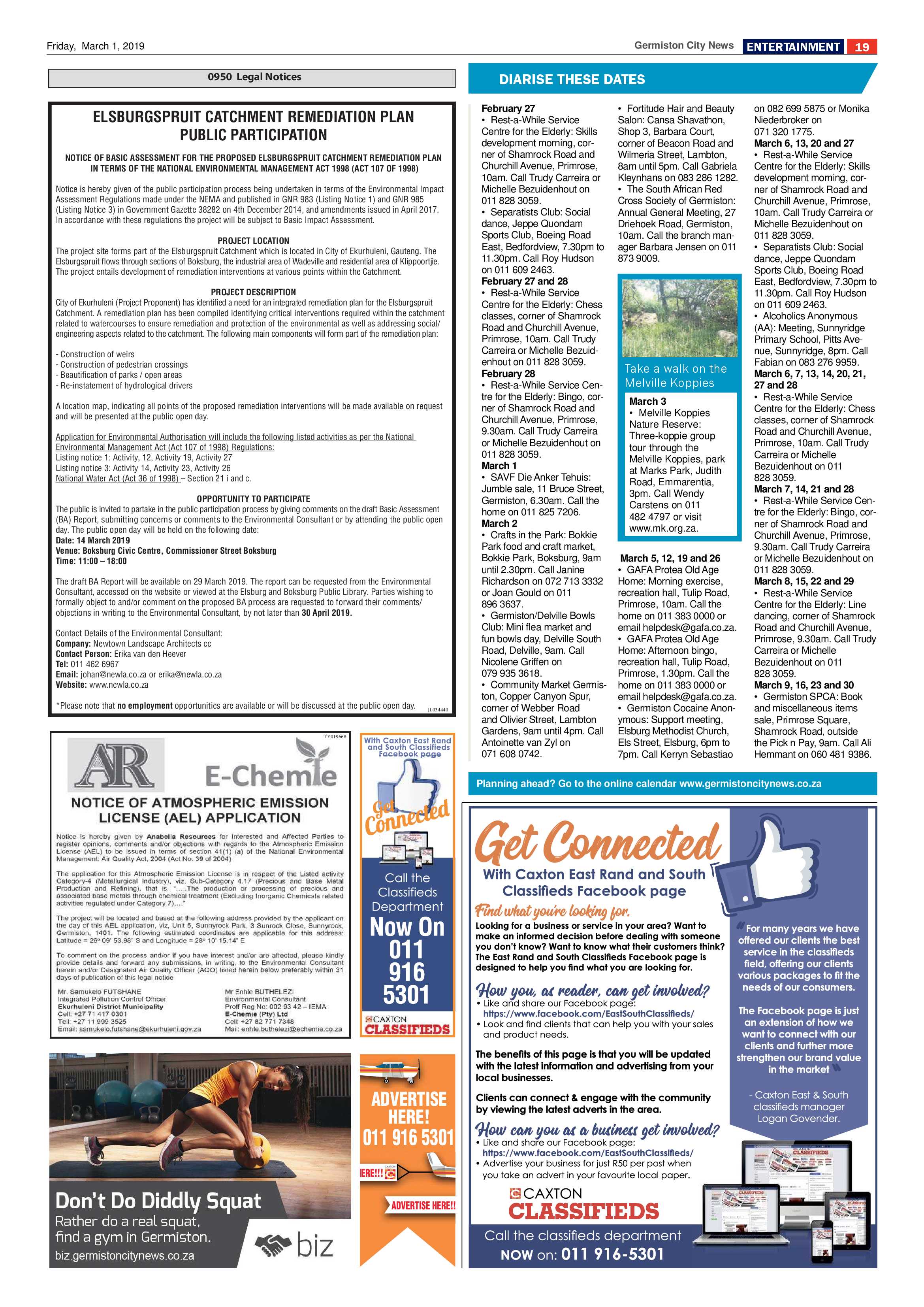 Germiston City News 27 February 2019 page 19