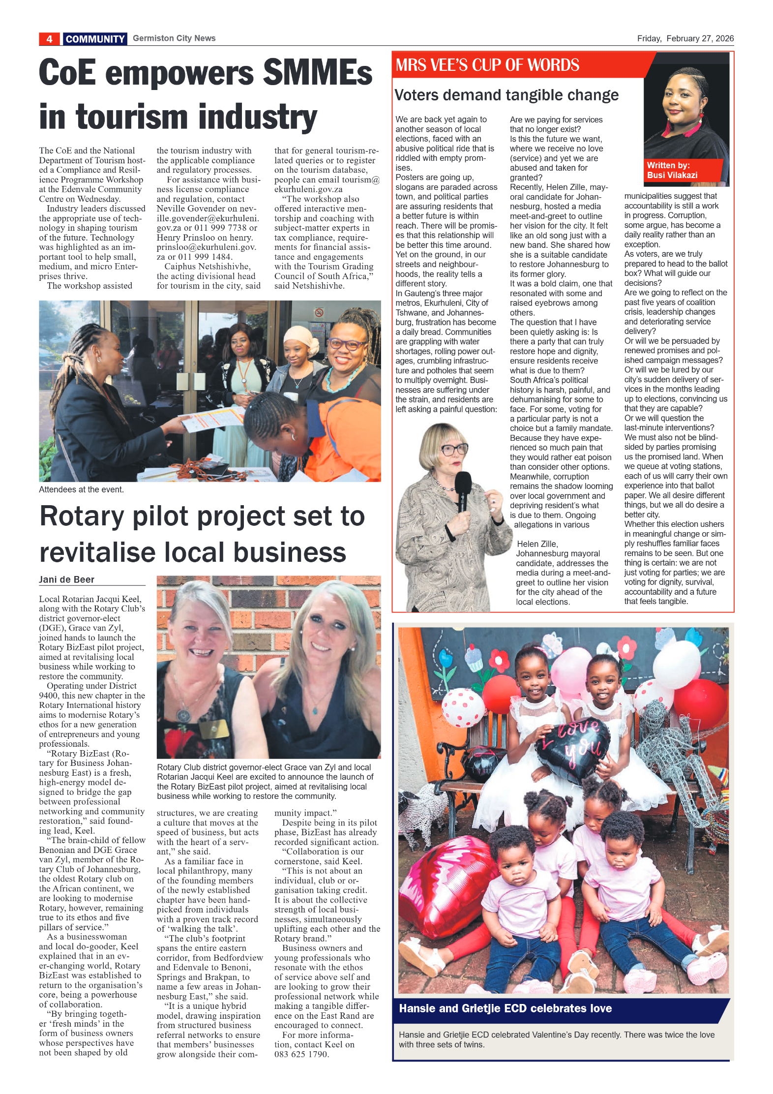 Germiston City News 27 February 2026 page 4