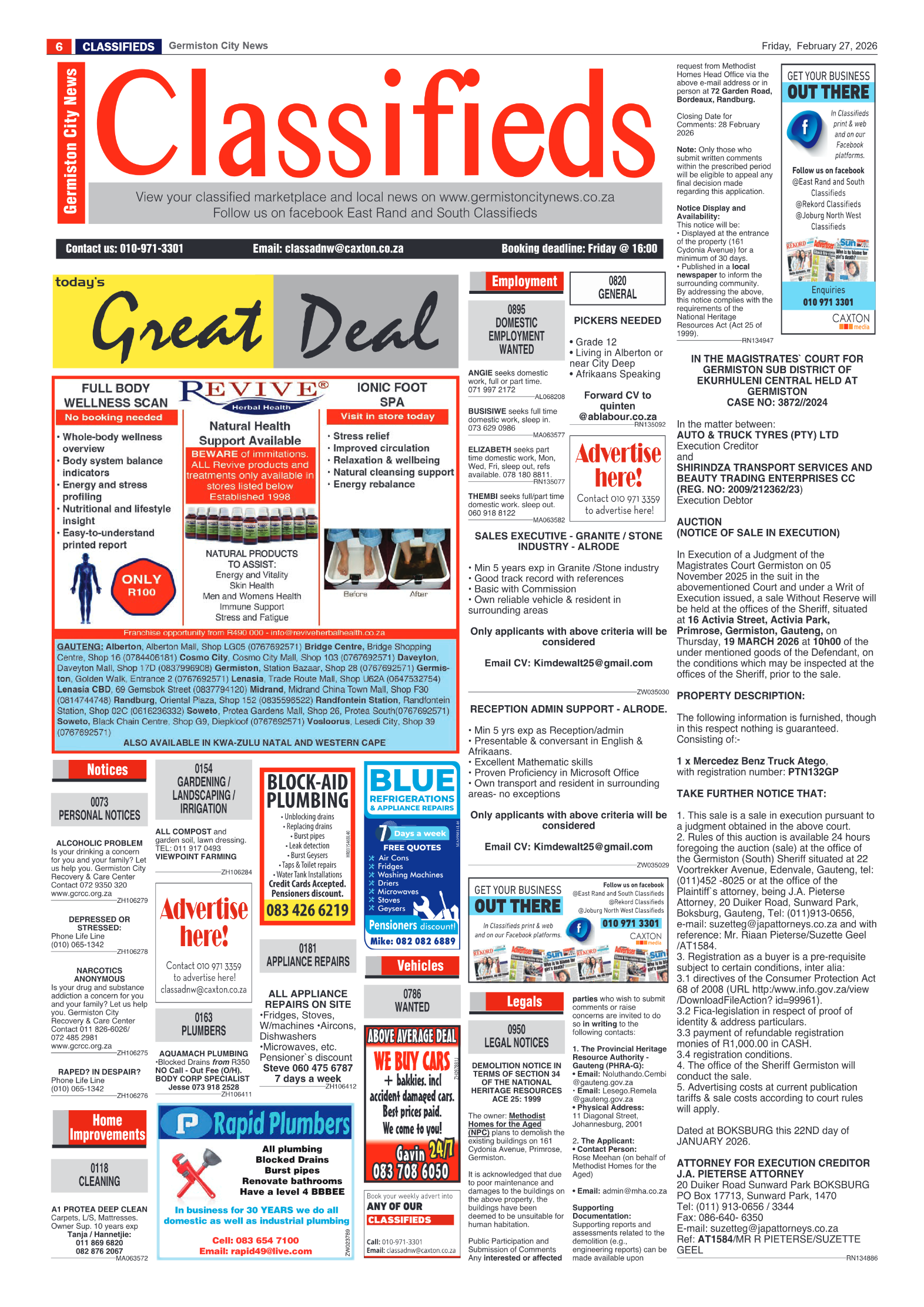 Germiston City News 27 February 2026 page 6