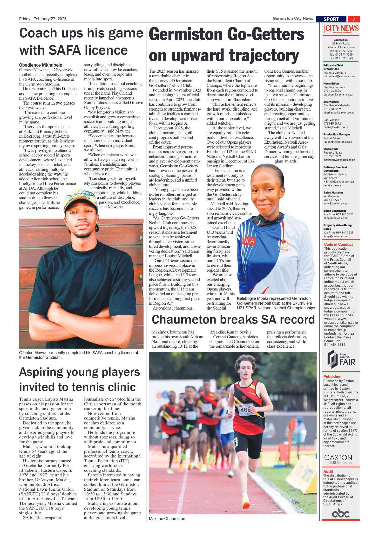Germiston City News 27 February 2026 page 7