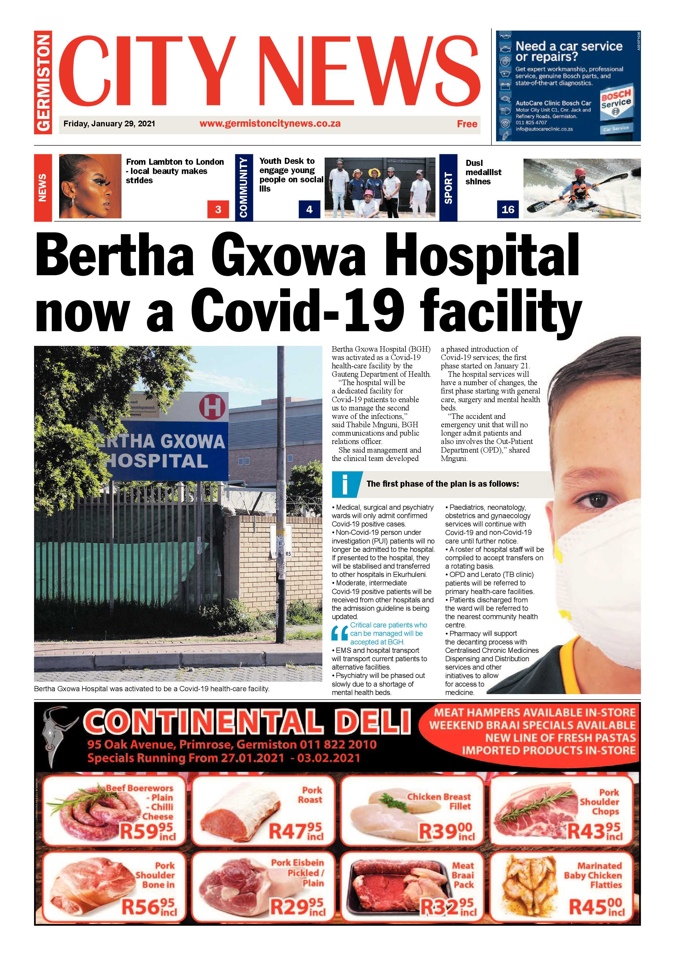Germiston City News 27 January 2021 page 1