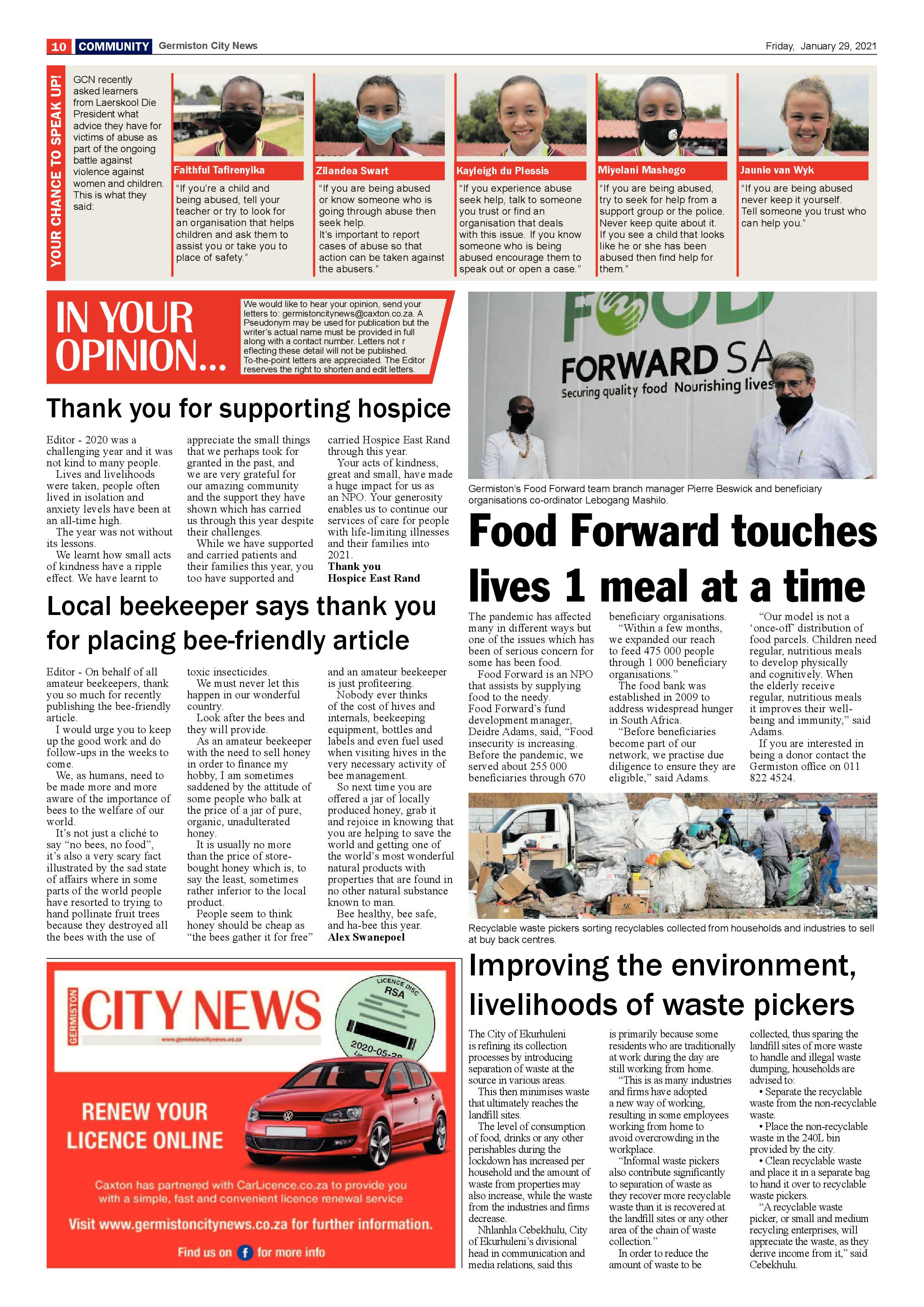 Germiston City News 27 January 2021 page 10