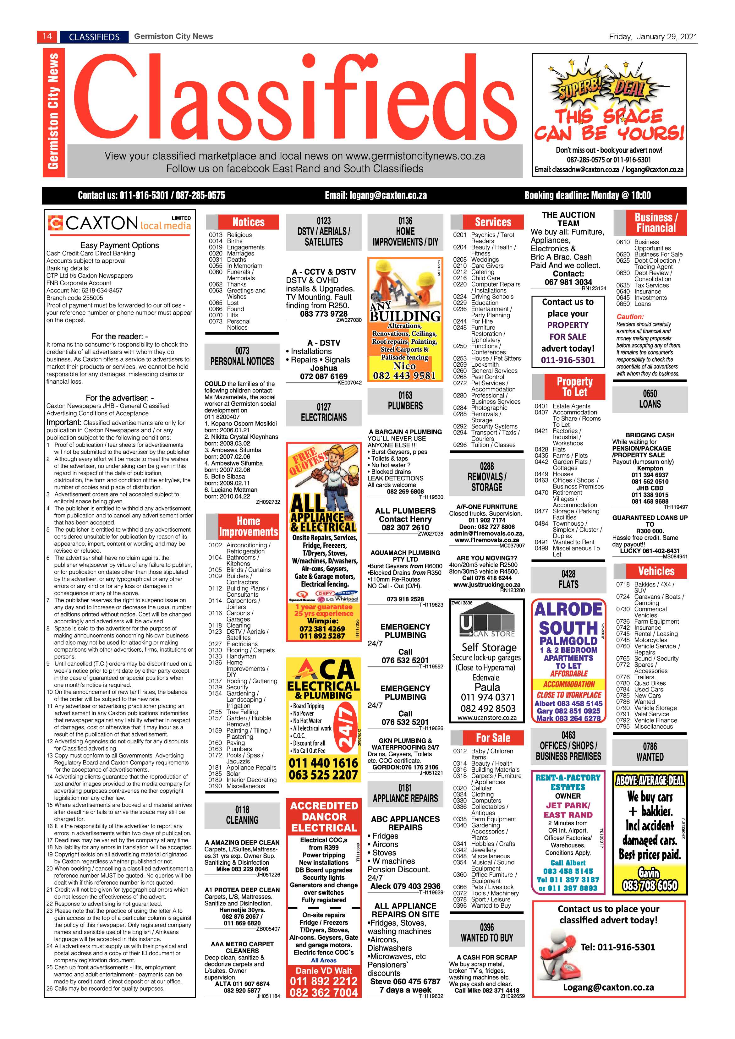 Germiston City News 27 January 2021 page 14