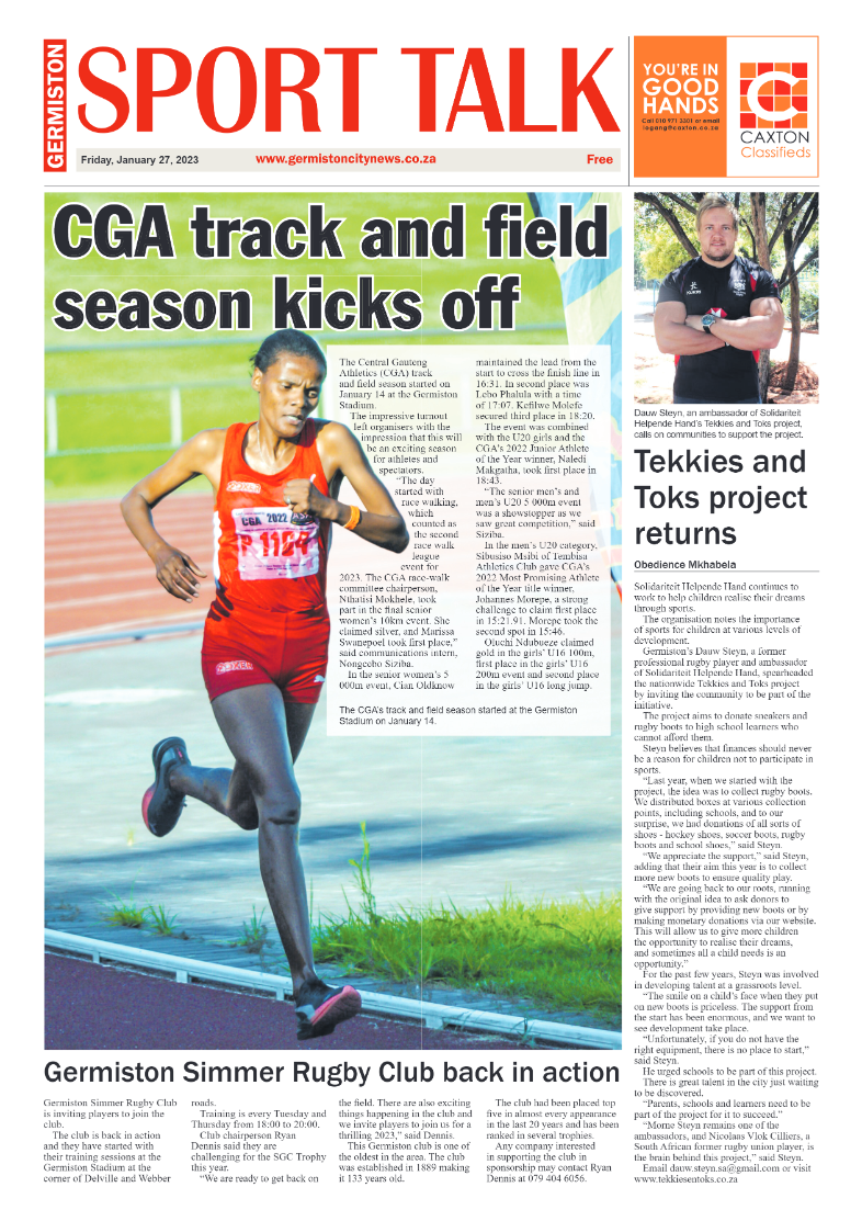 Germiston City News 27 January 2023 page 12