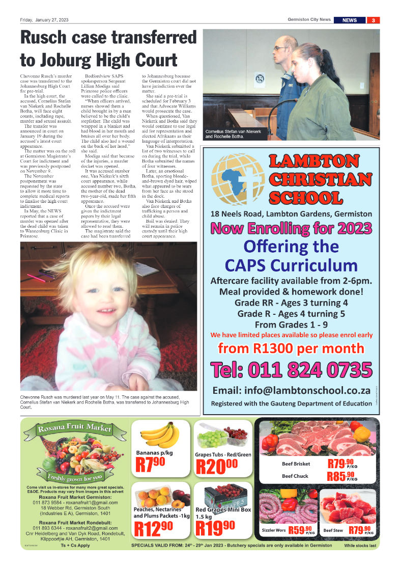 Germiston City News 27 January 2023 page 3