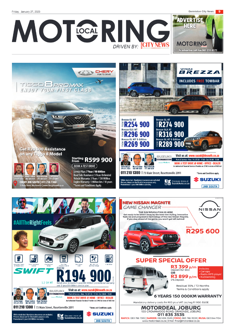Germiston City News 27 January 2023 page 9