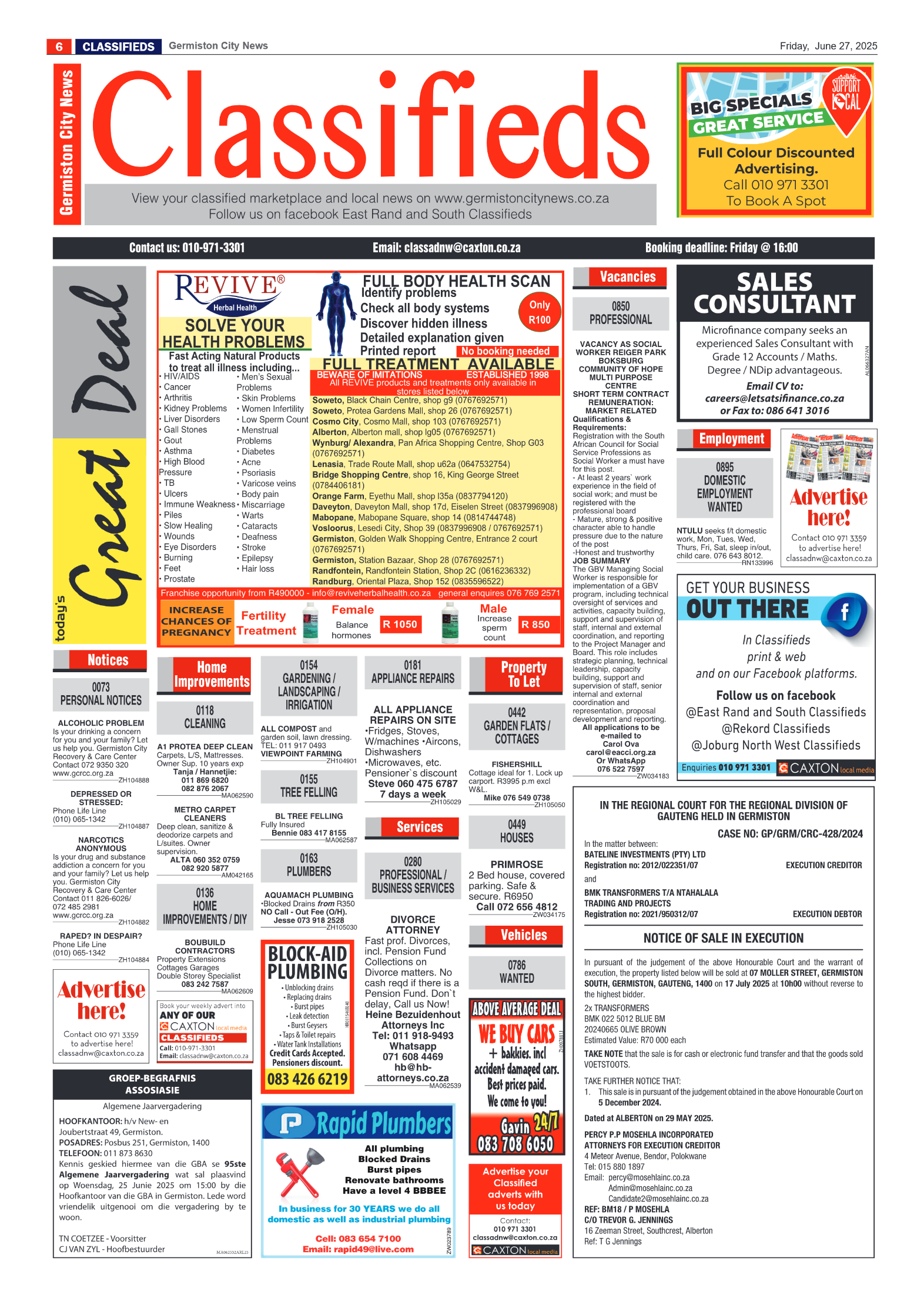 Germiston City News 27 June 2025 page 6