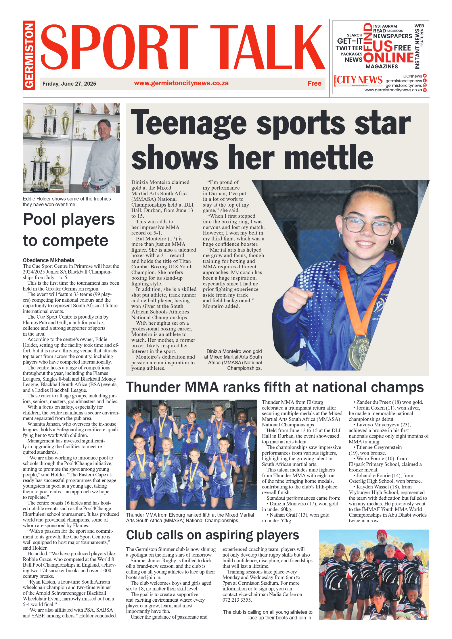 Germiston City News 27 June 2025 page 8