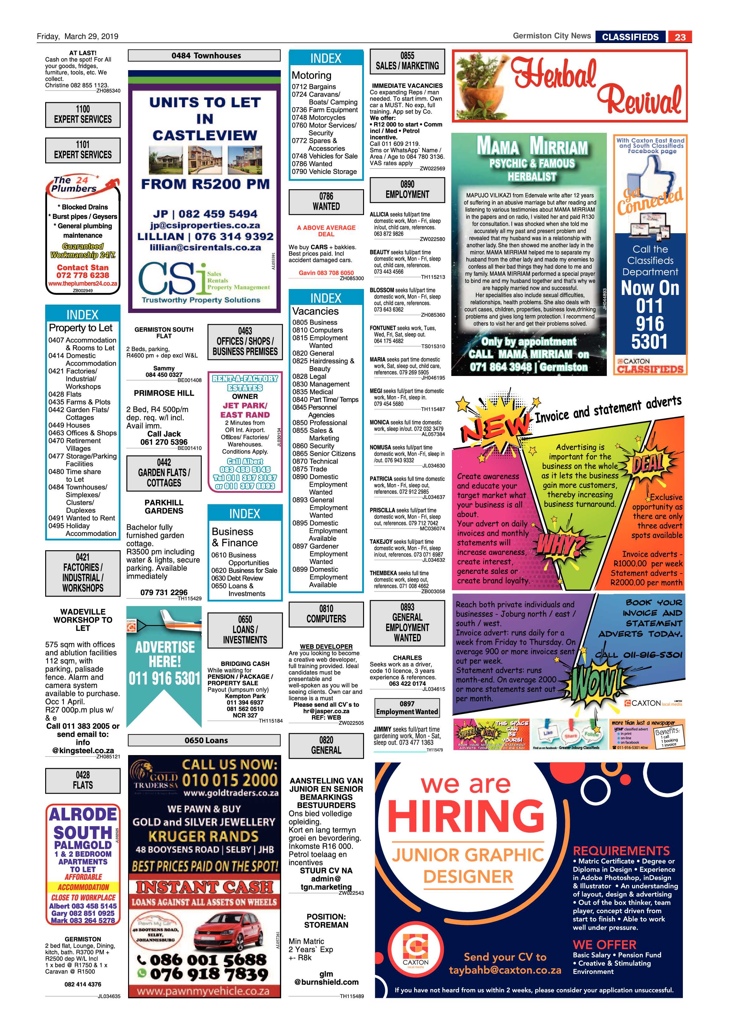 Germiston City News 27 March 2019 page 23