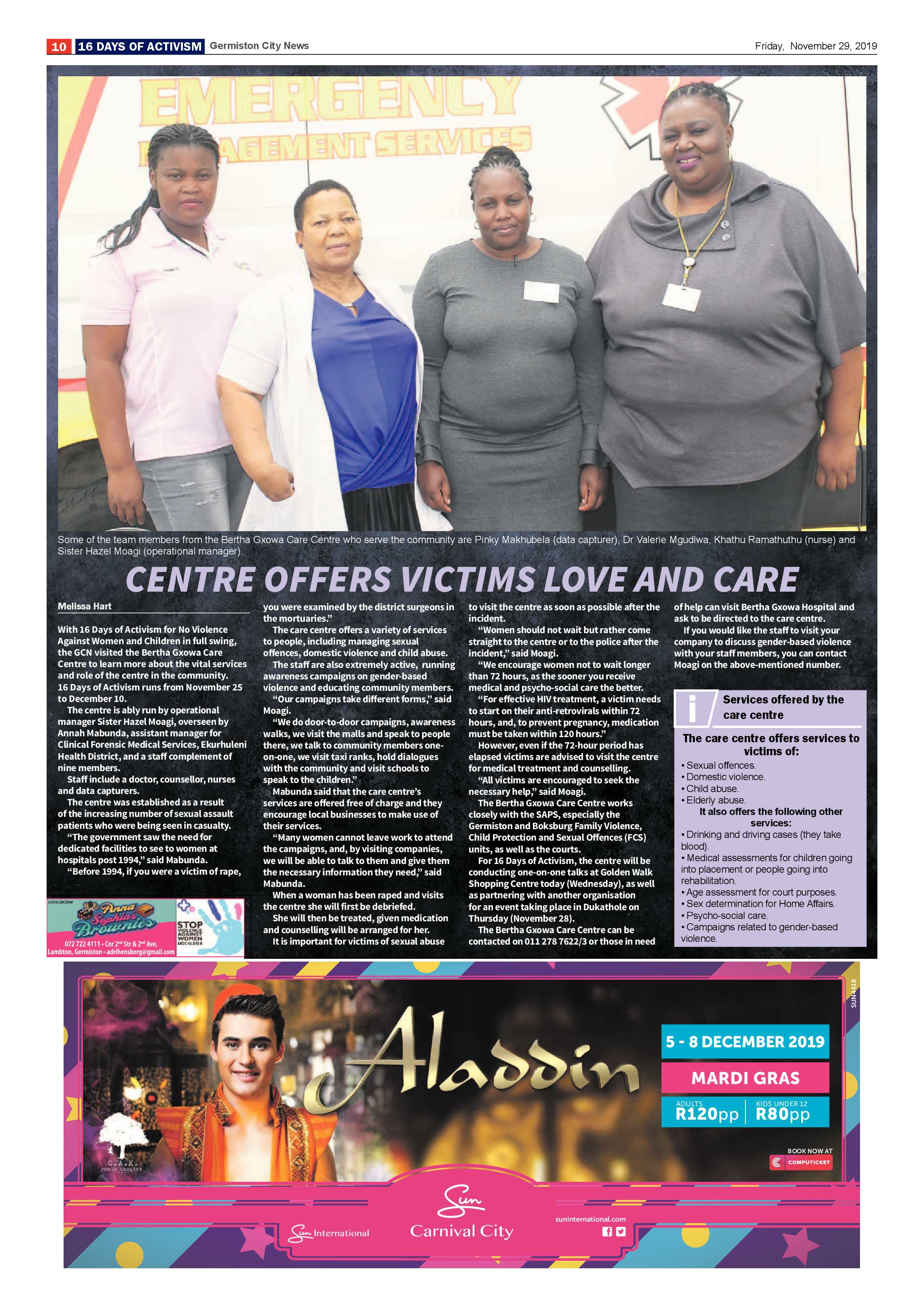 Germiston City News 27 November 2019 page 10