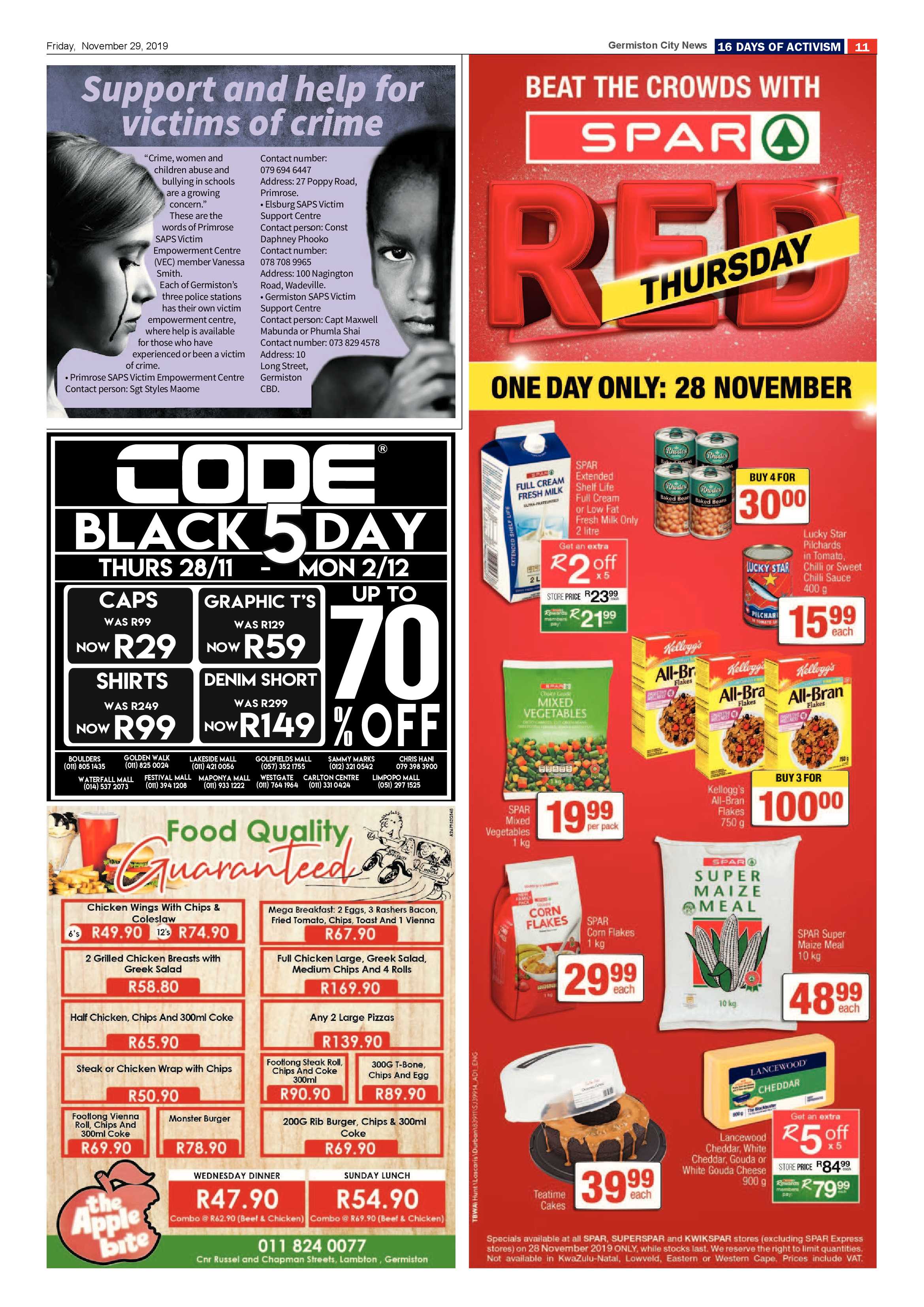Germiston City News 27 November 2019 page 11
