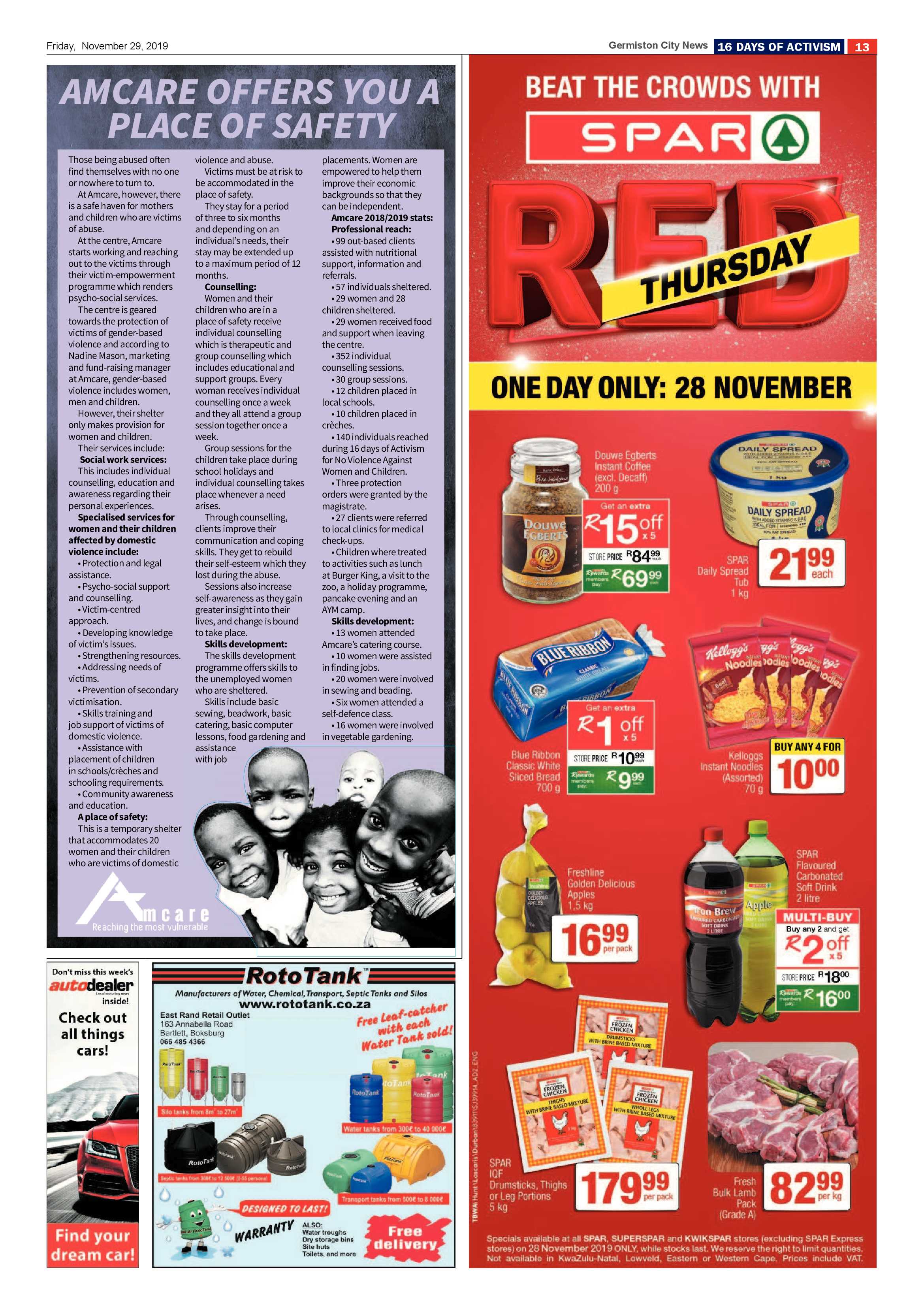 Germiston City News 27 November 2019 page 13