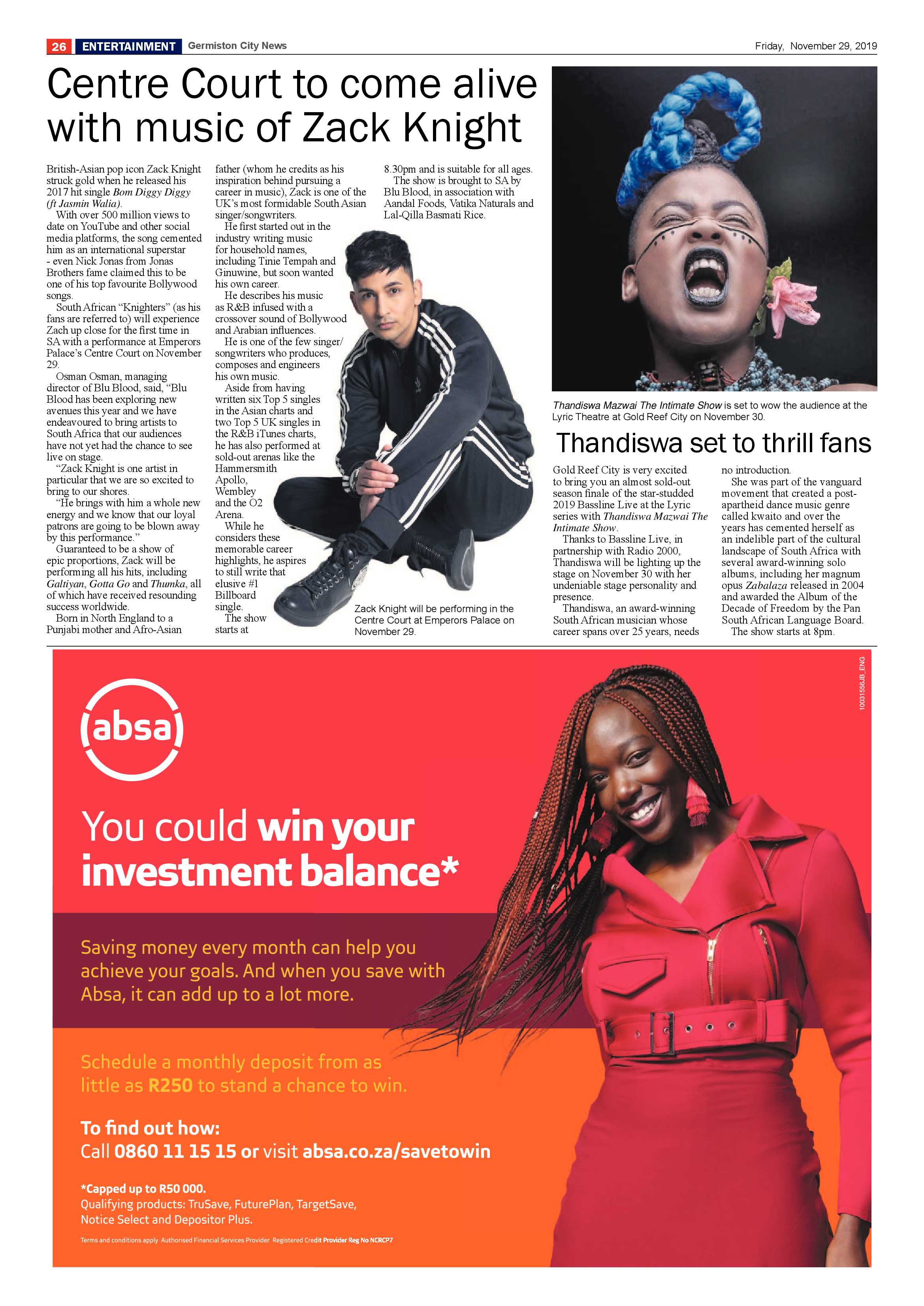 Germiston City News 27 November 2019 page 26