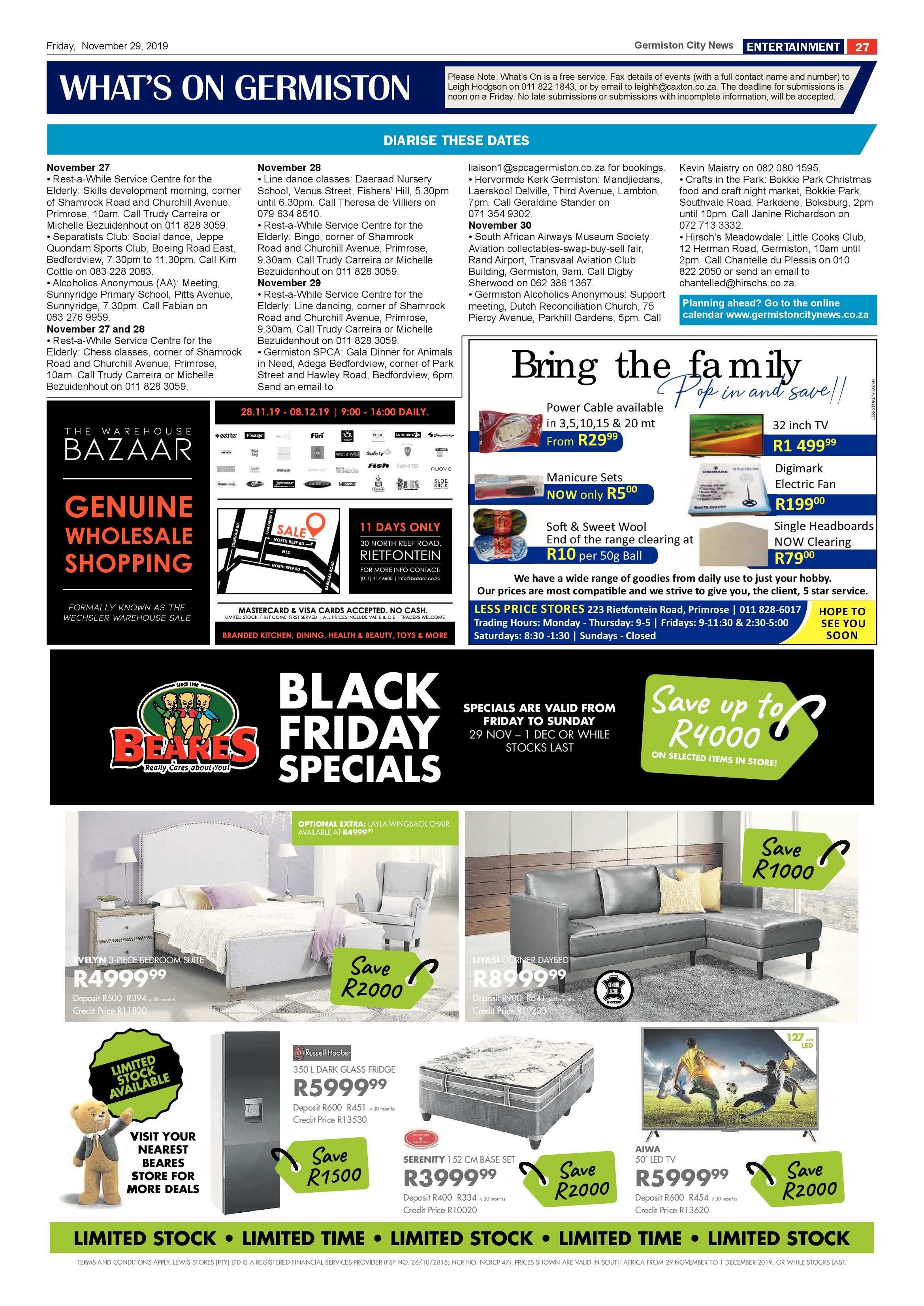 Germiston City News 27 November 2019 page 27