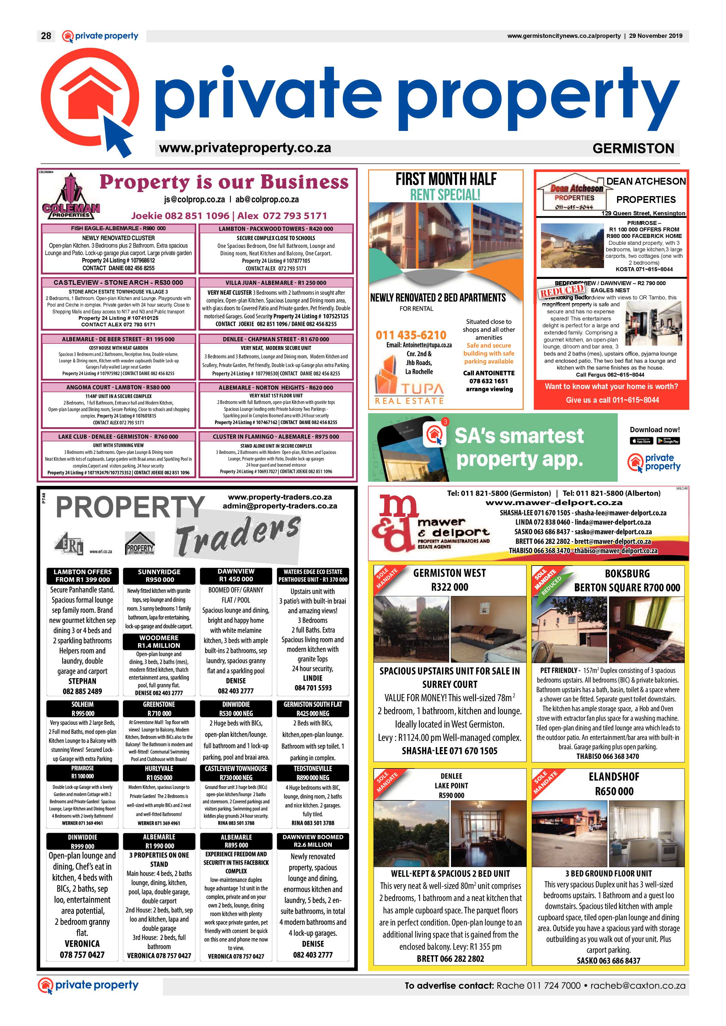 Germiston City News 27 November 2019 page 28