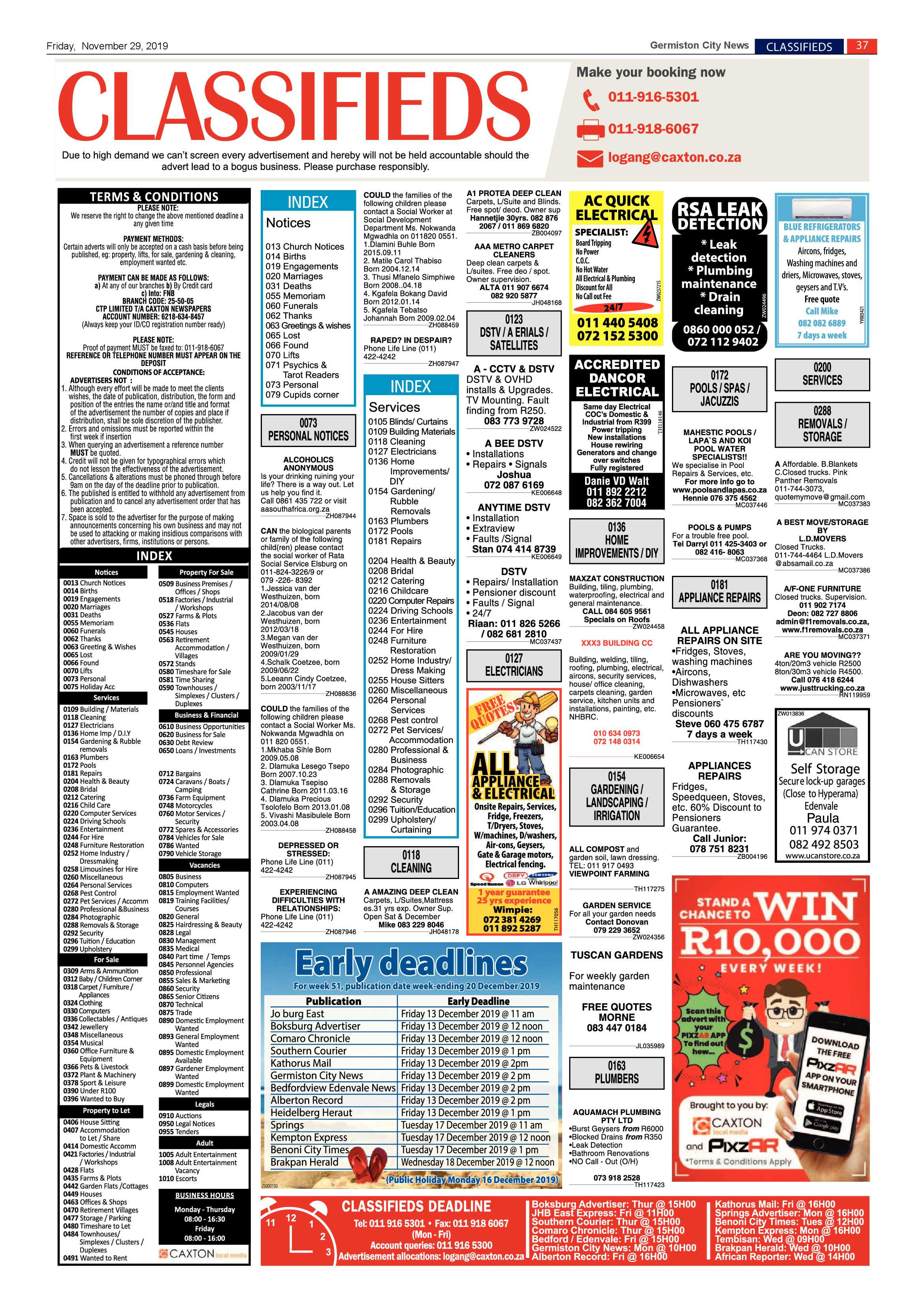 Germiston City News 27 November 2019 page 37