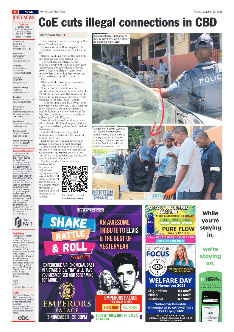 Germiston City News 27 October 2023 page 2
