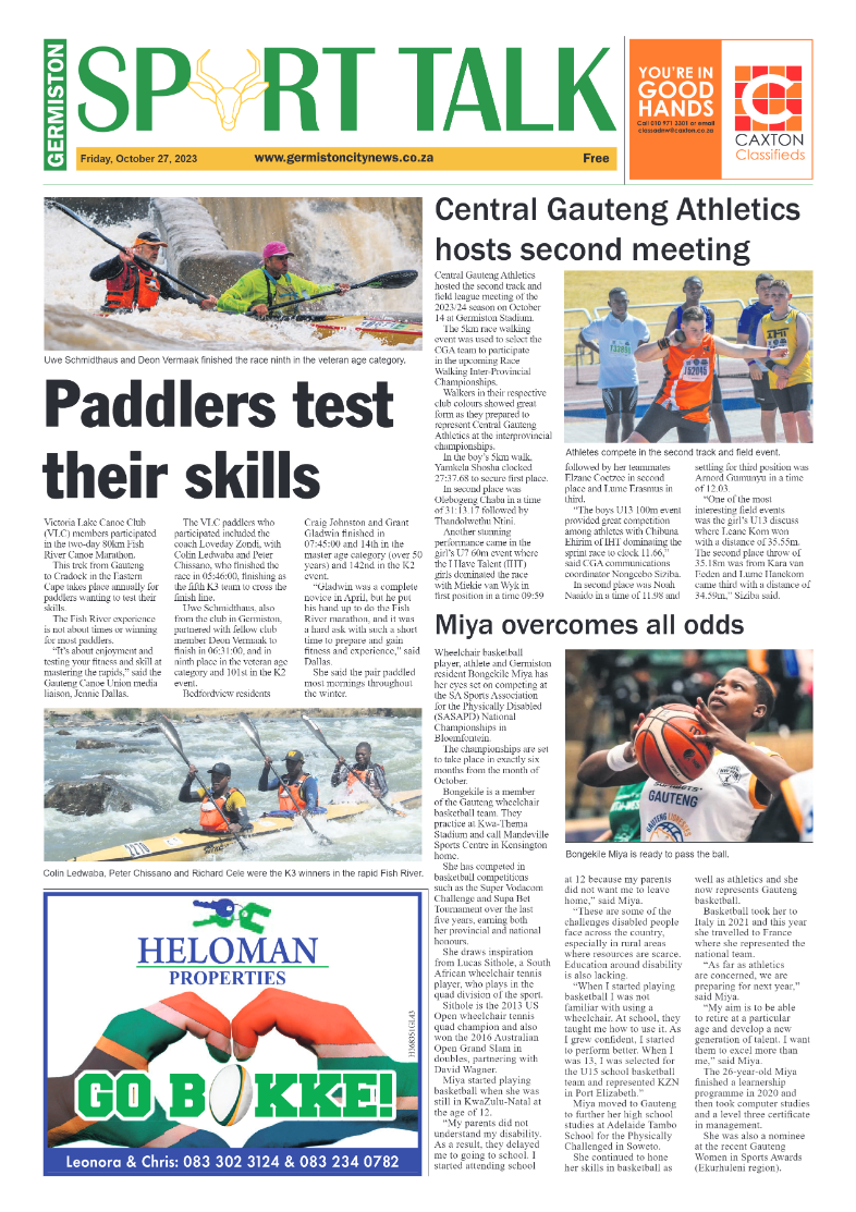 Germiston City News 27 October 2023 page 8