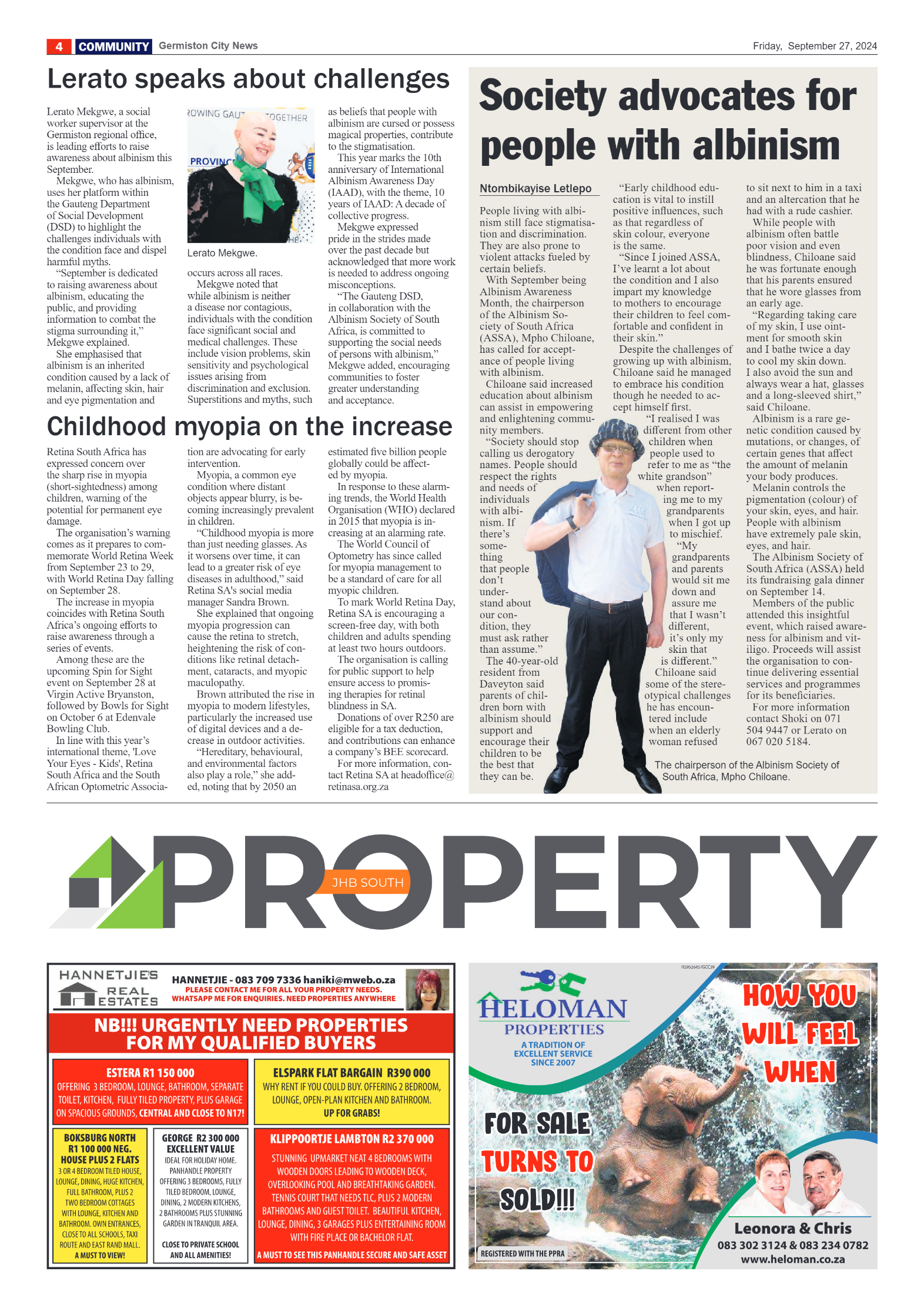 Germiston City News 27 September 2024 page 4