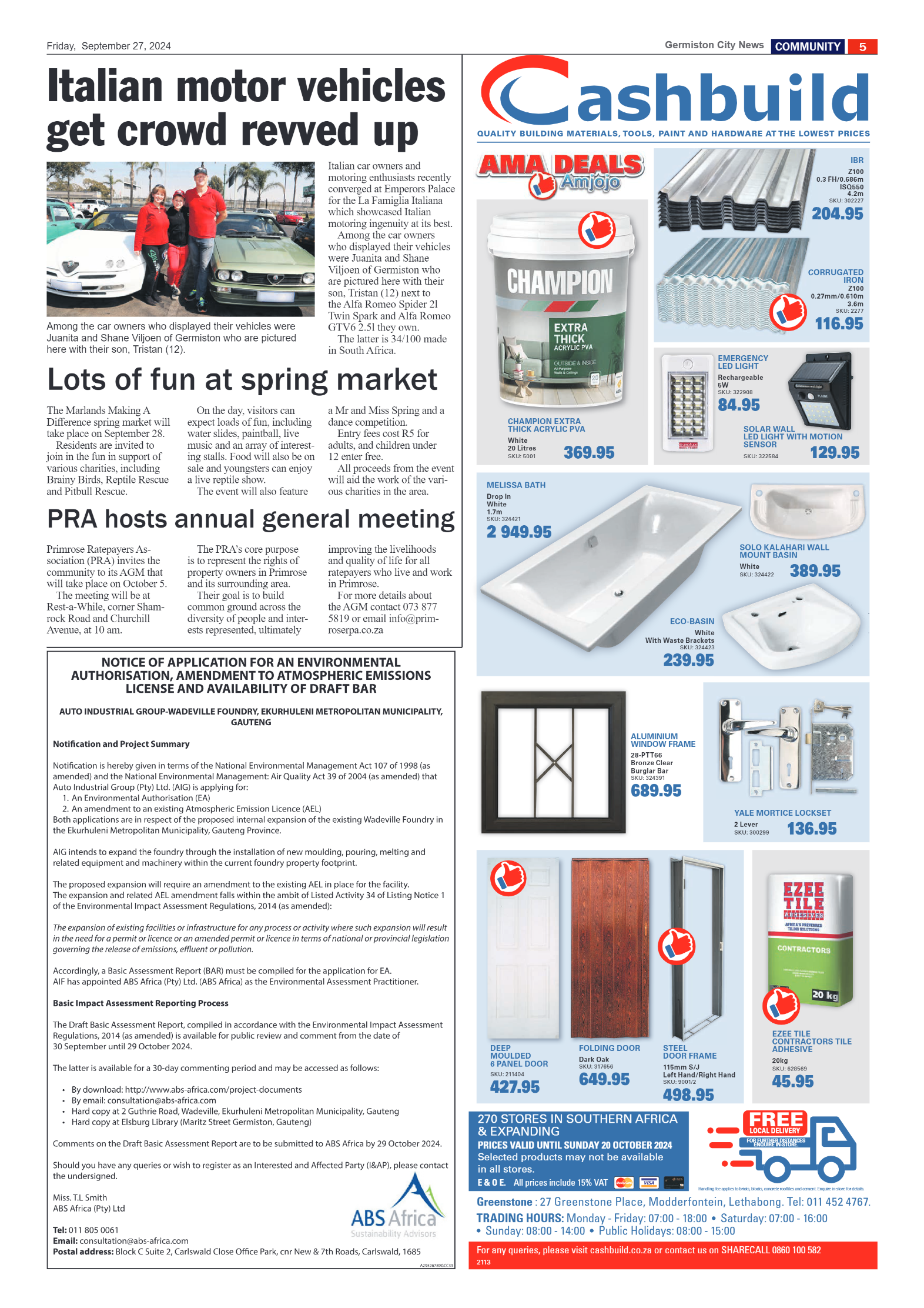 Germiston City News 27 September 2024 page 5