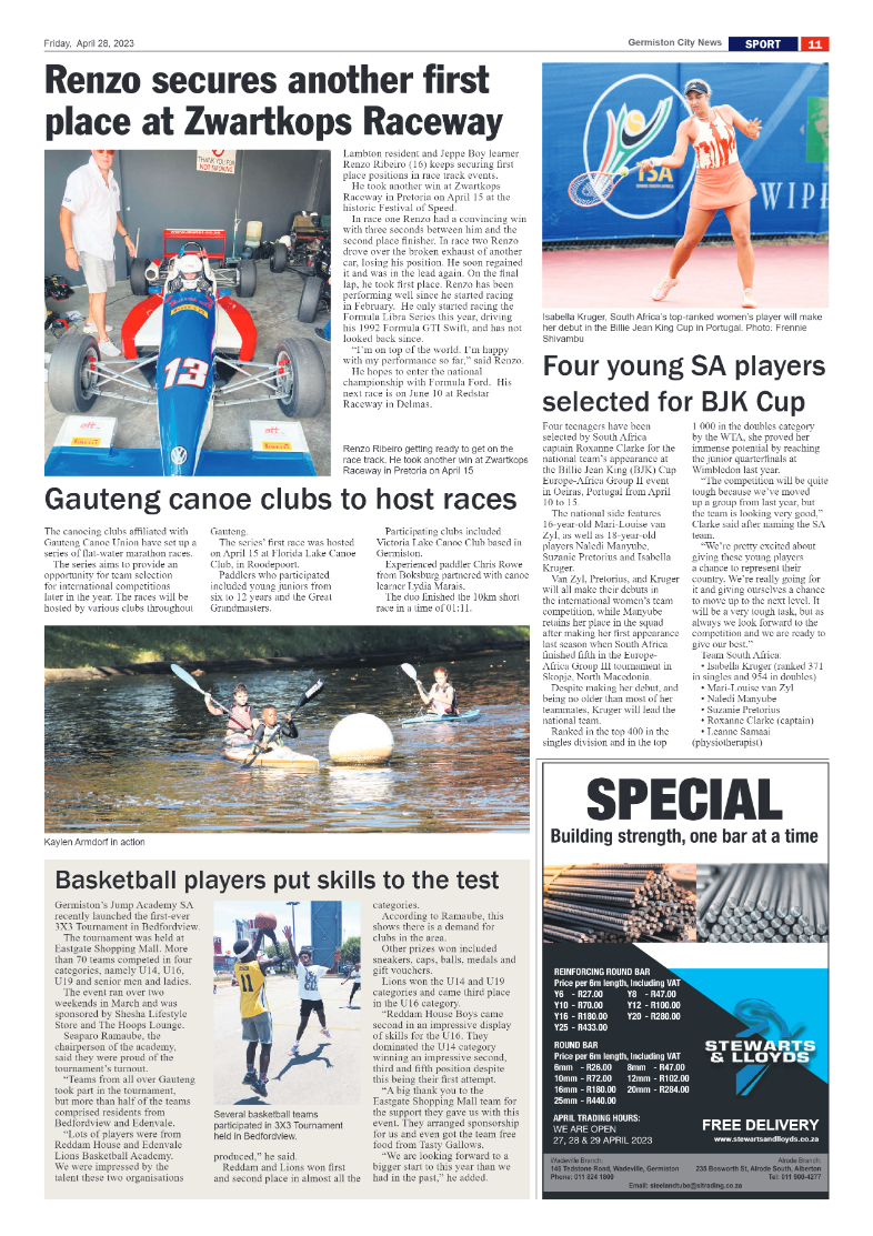 Germiston City News 28 April 2023 page 11