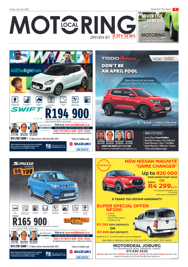 Germiston City News 28 April 2023 page 9