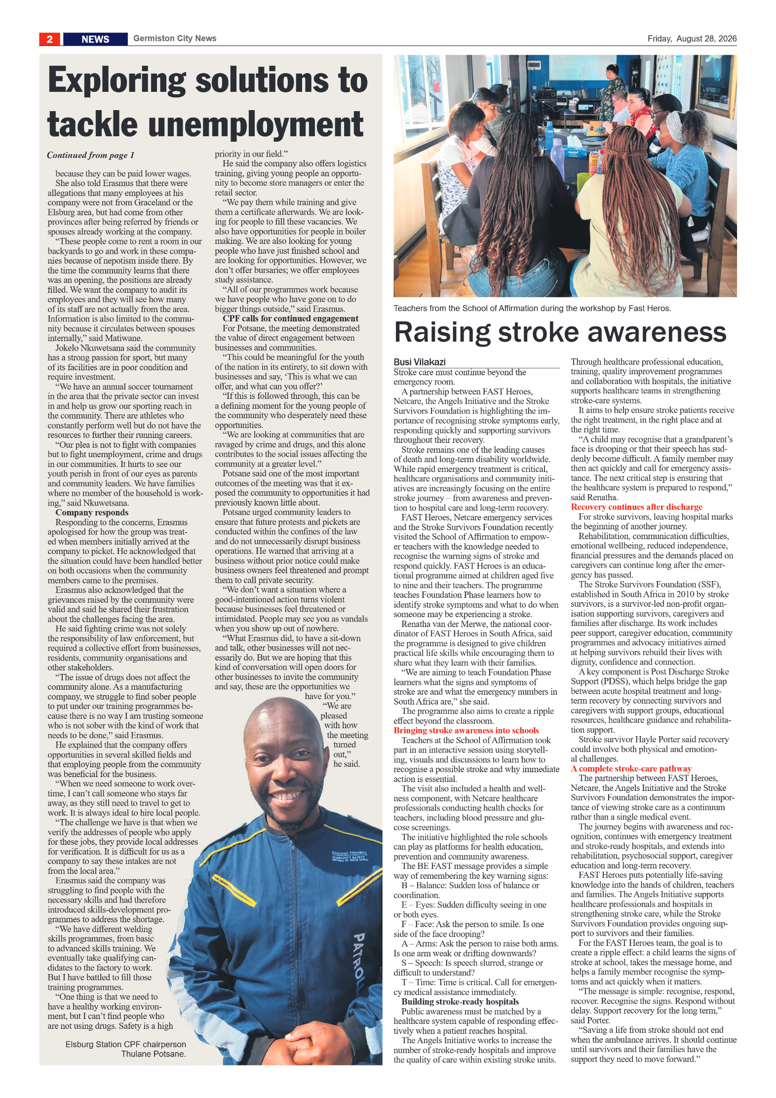 Germiston City News 28 August 2026 page 2