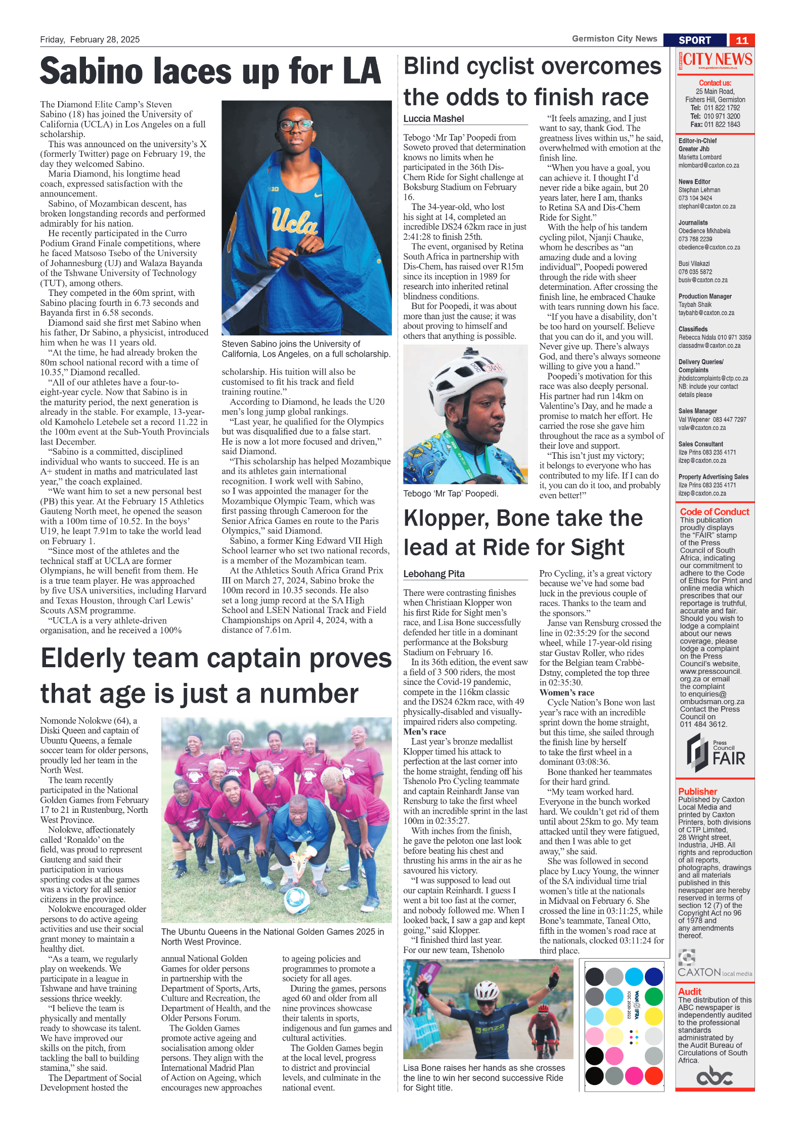 Germiston City News 28 February 2025 page 11