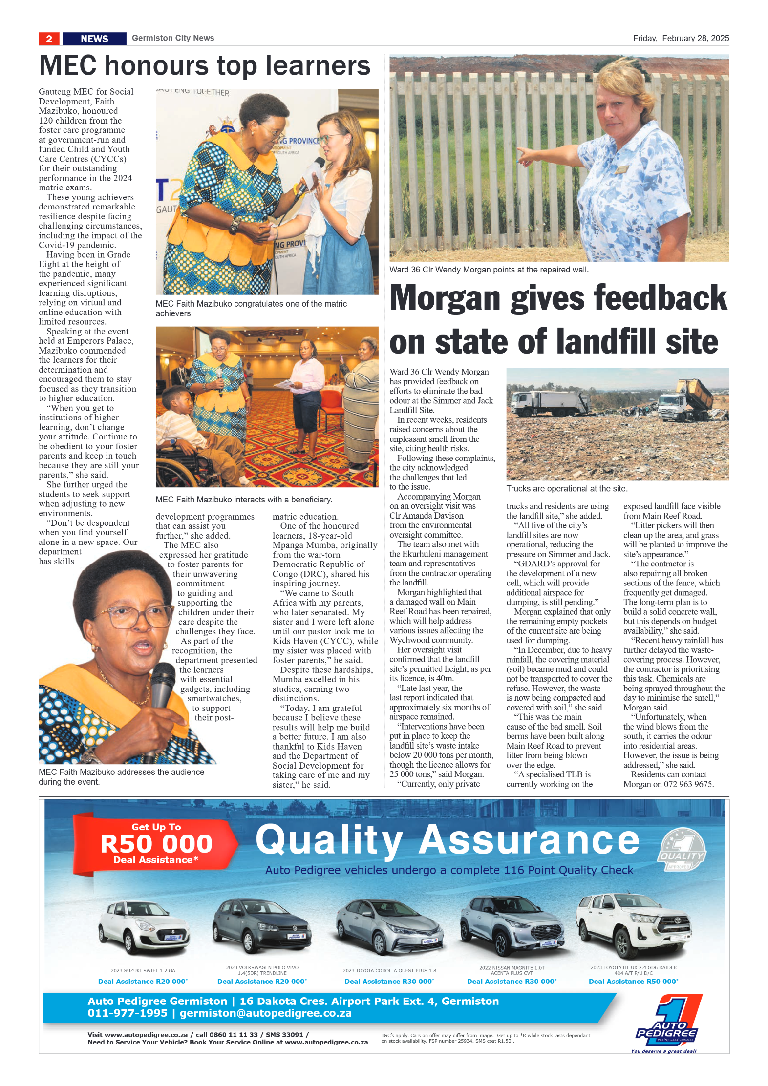Germiston City News 28 February 2025 page 2