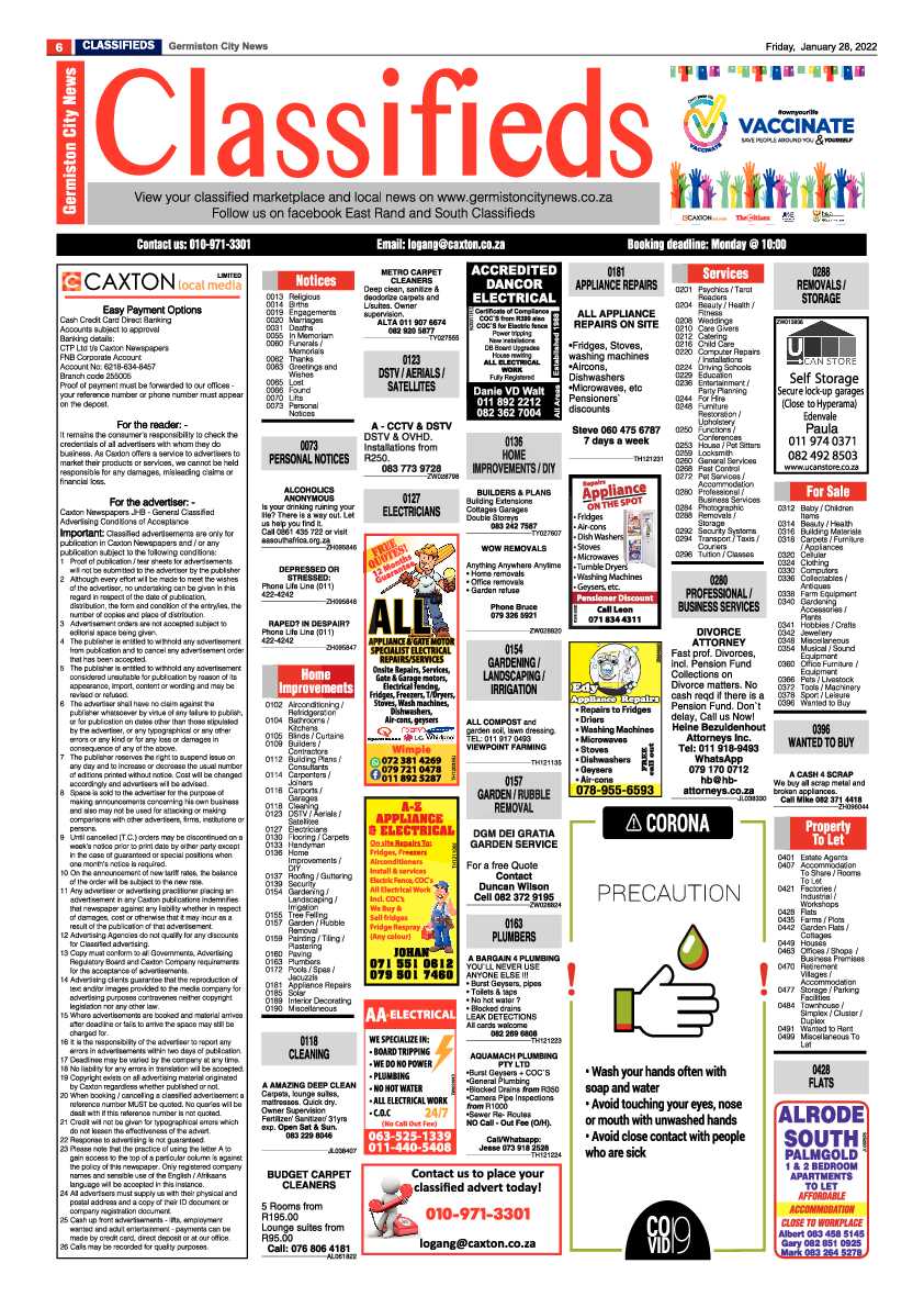 Germiston City News 28 January 2022 page 8