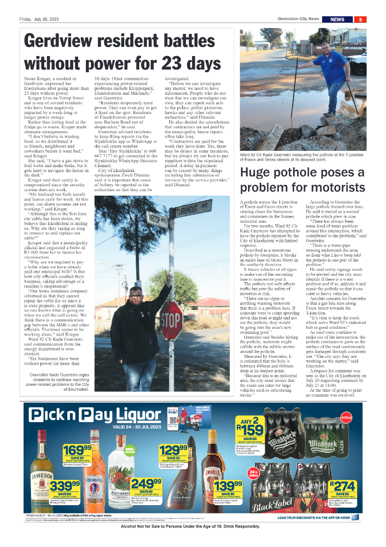 Germiston City News 28 July 2023 page 3