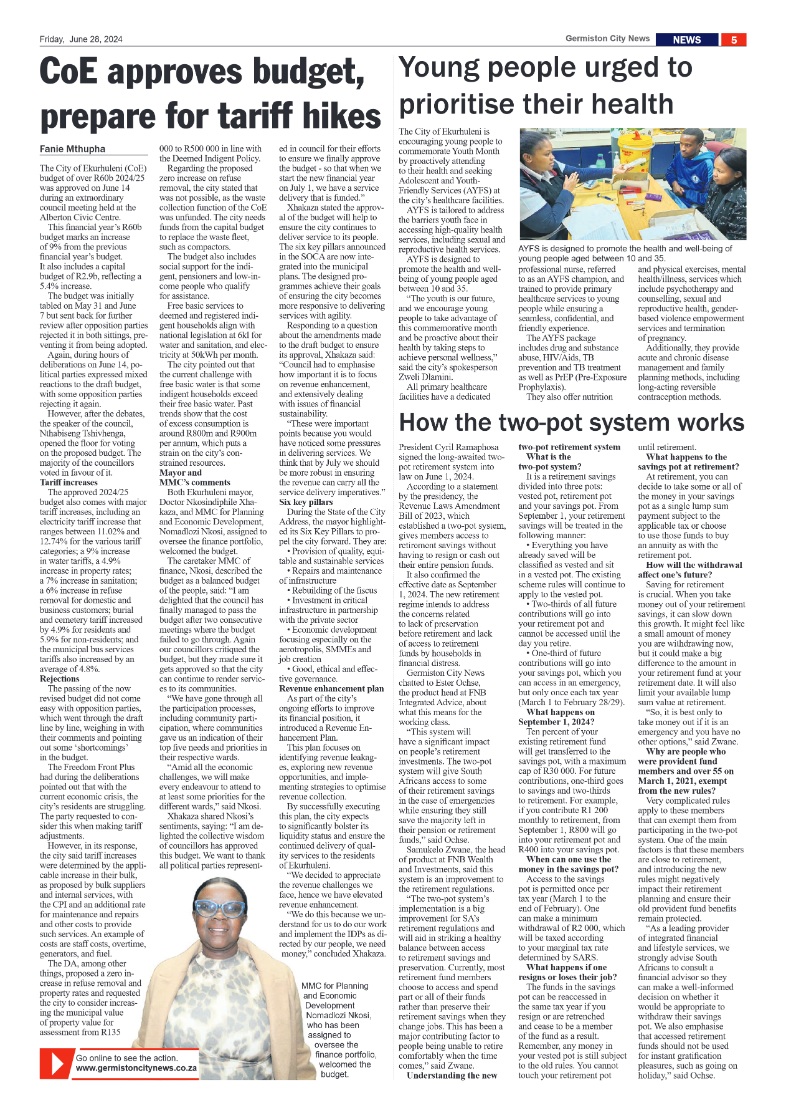 Germiston City News 28 June 2024 page 5