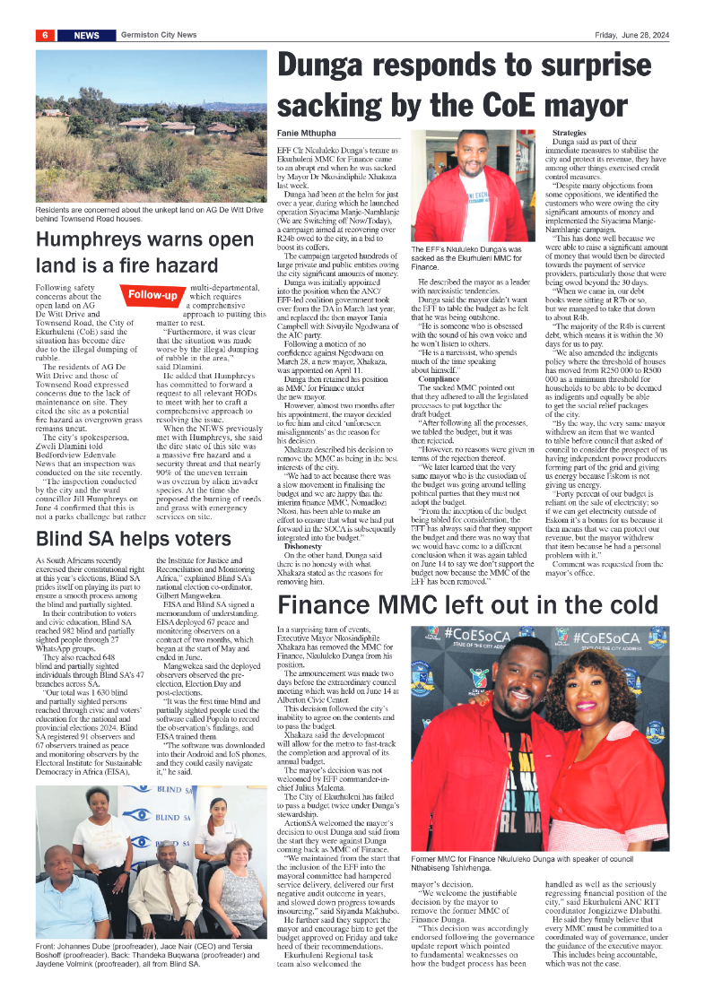 Germiston City News 28 June 2024 page 6
