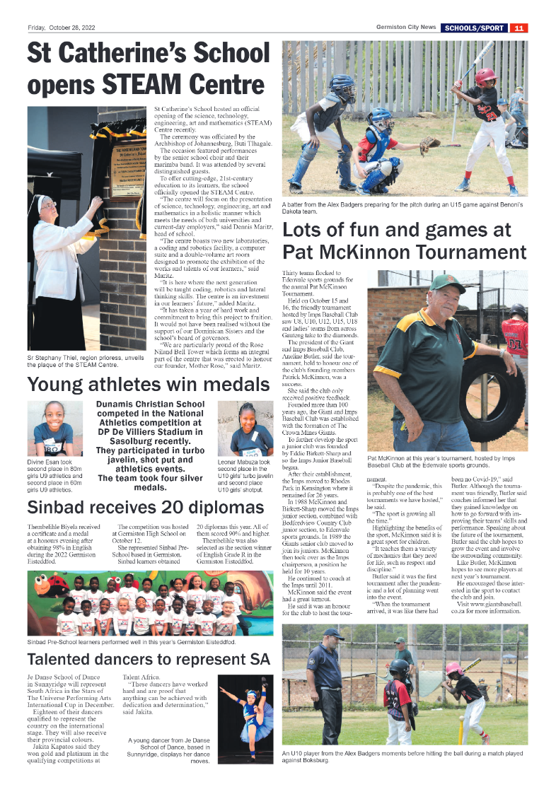 Germiston City News 28 October 2022 page 11