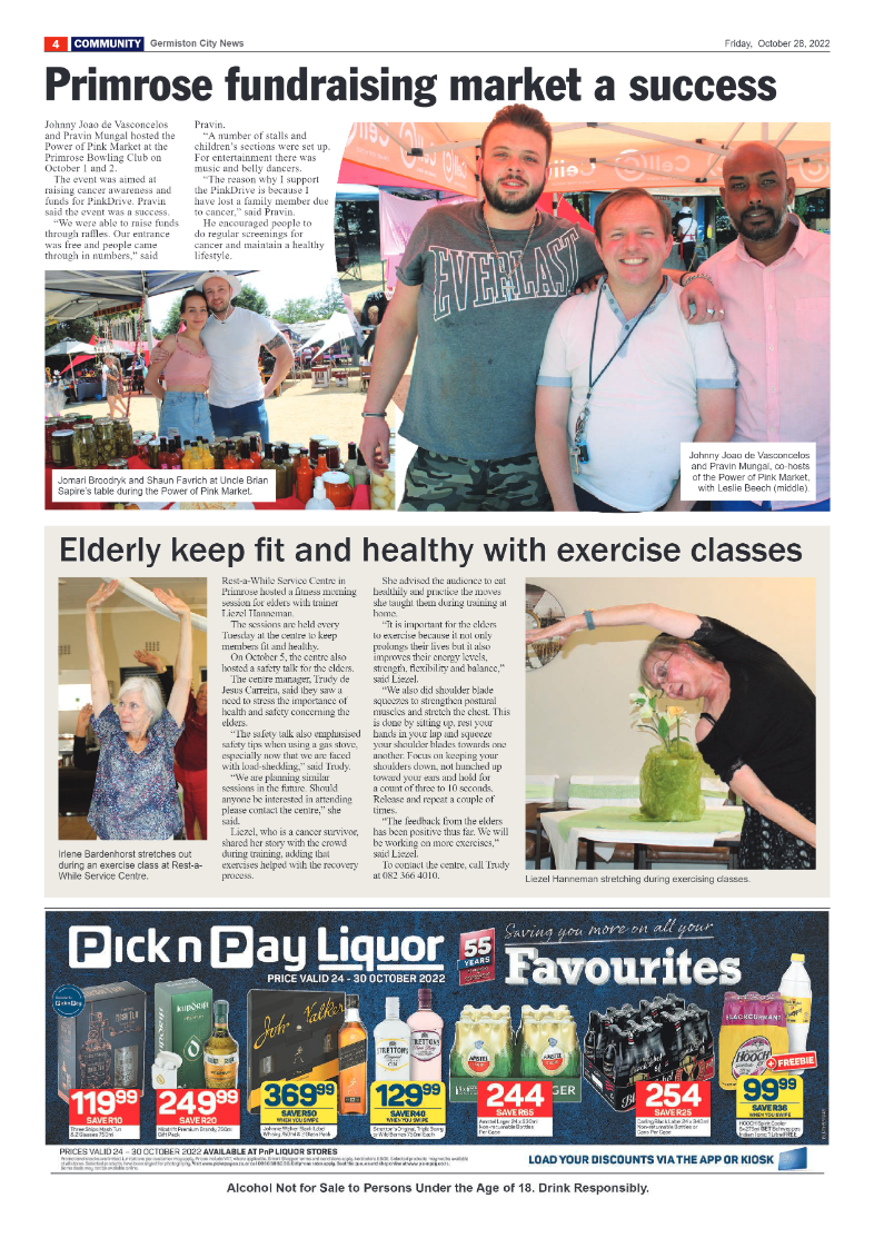 Germiston City News 28 October 2022 page 4