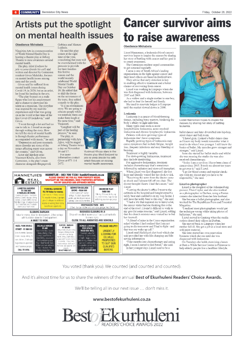 Germiston City News 28 October 2022 page 6