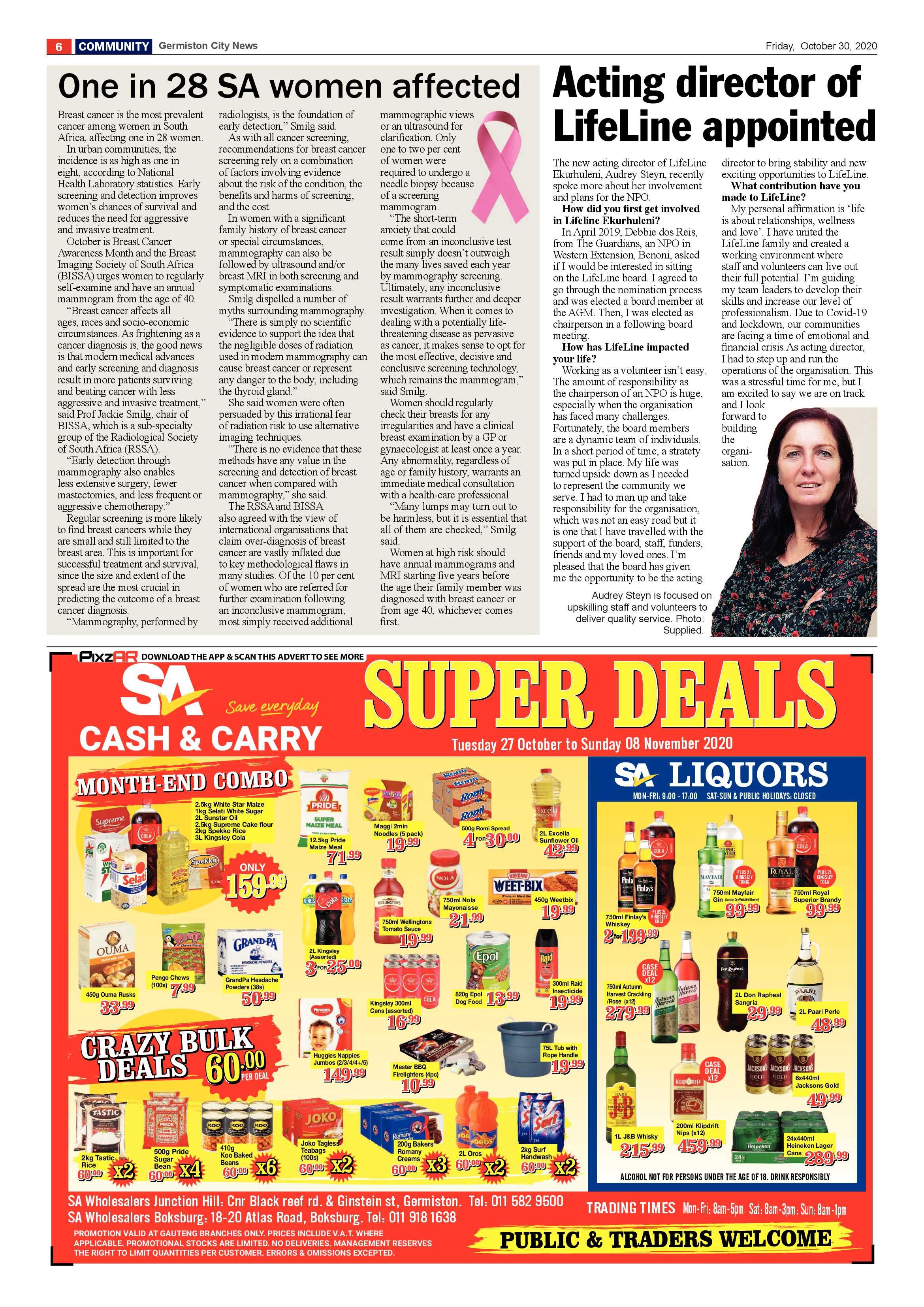 Germiston City News 28 October  2020 page 6