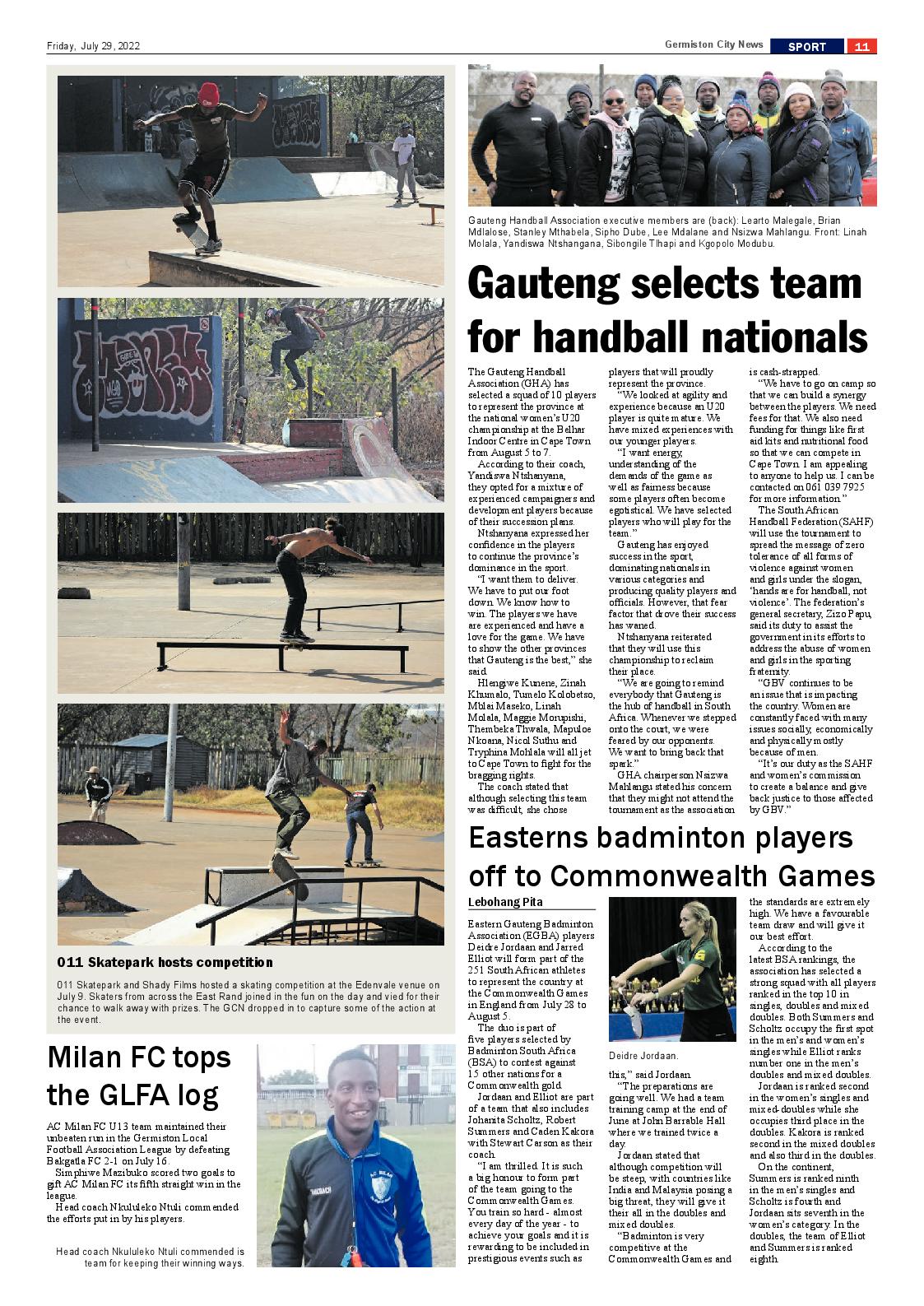Germiston City News 29 July 2022 page 11
